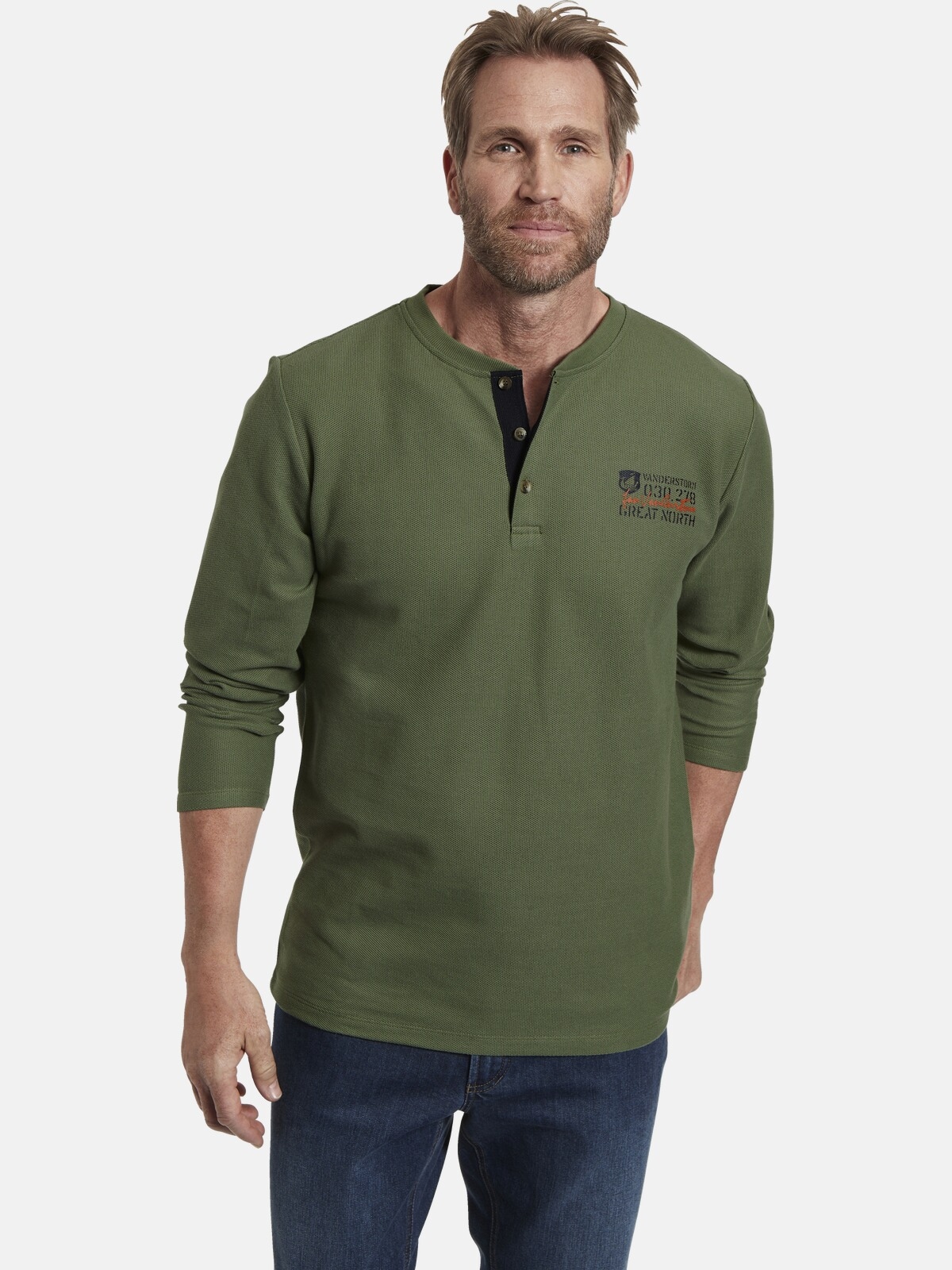 Jan Vanderstorm Langarmshirt "Langarmshirt IVOR"