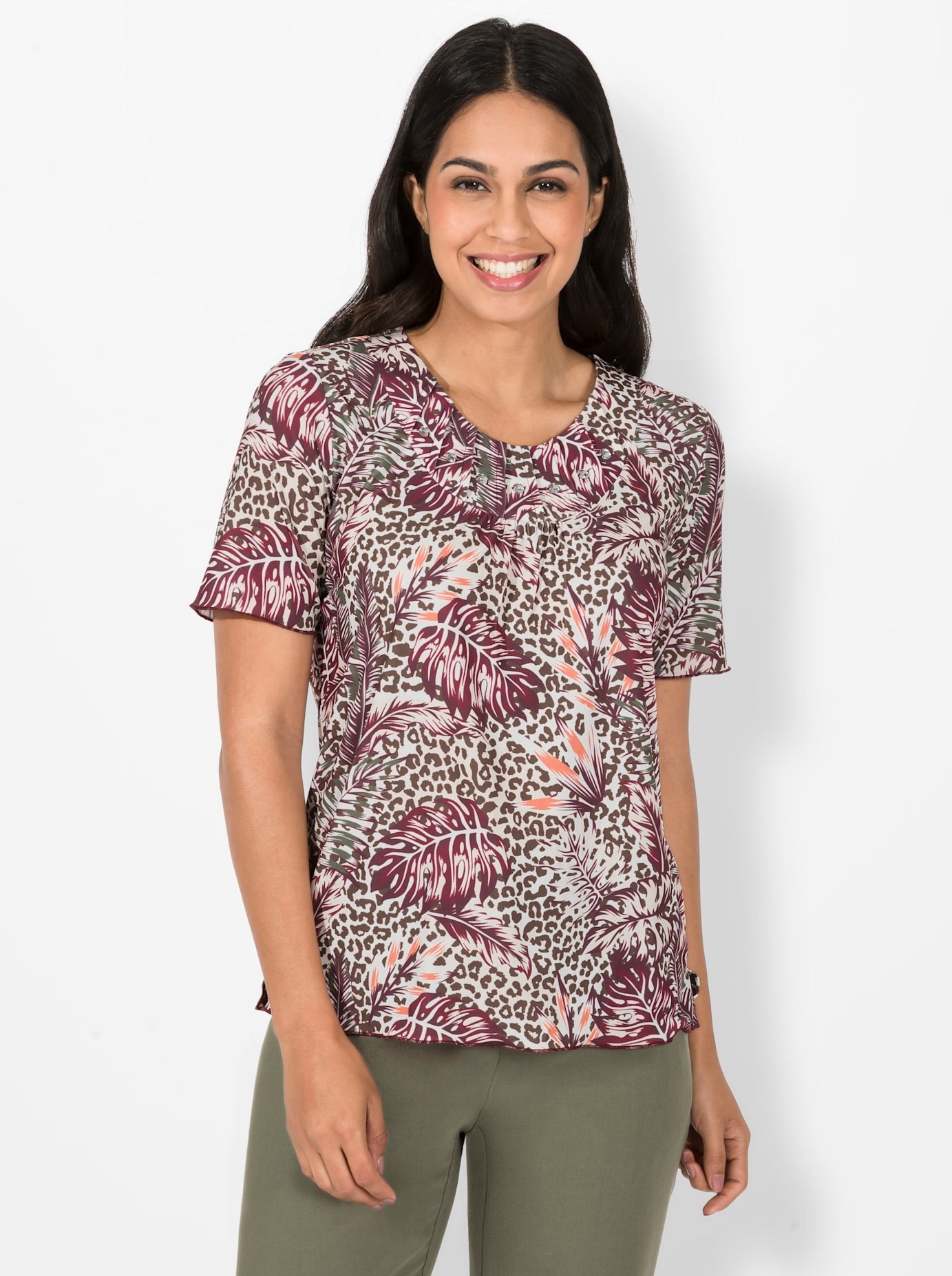 Lady Rundhalsshirt »Shirt«, (1 tlg.)