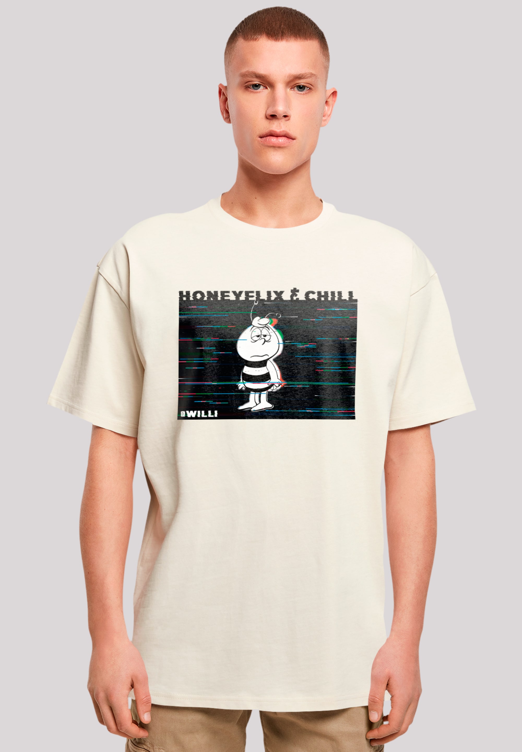 F4NT4STIC T-Shirt »Die Biene Maja Honeyflix And Chill«, Nostalgie, Retro, Heroes of Childhood