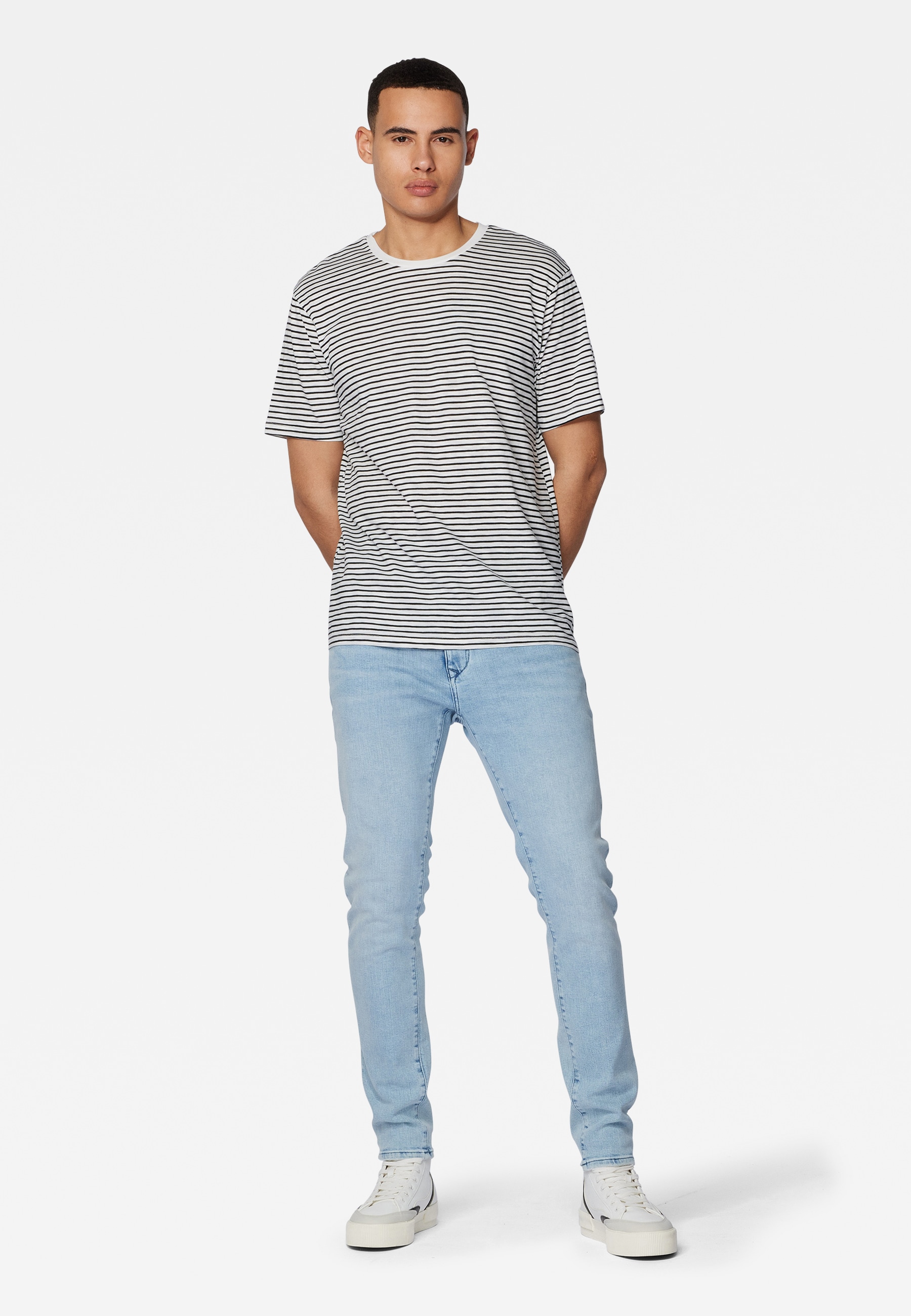 Mavi Rundhalsshirt "STRIPE TEE", Gestreiftes T-Shirt