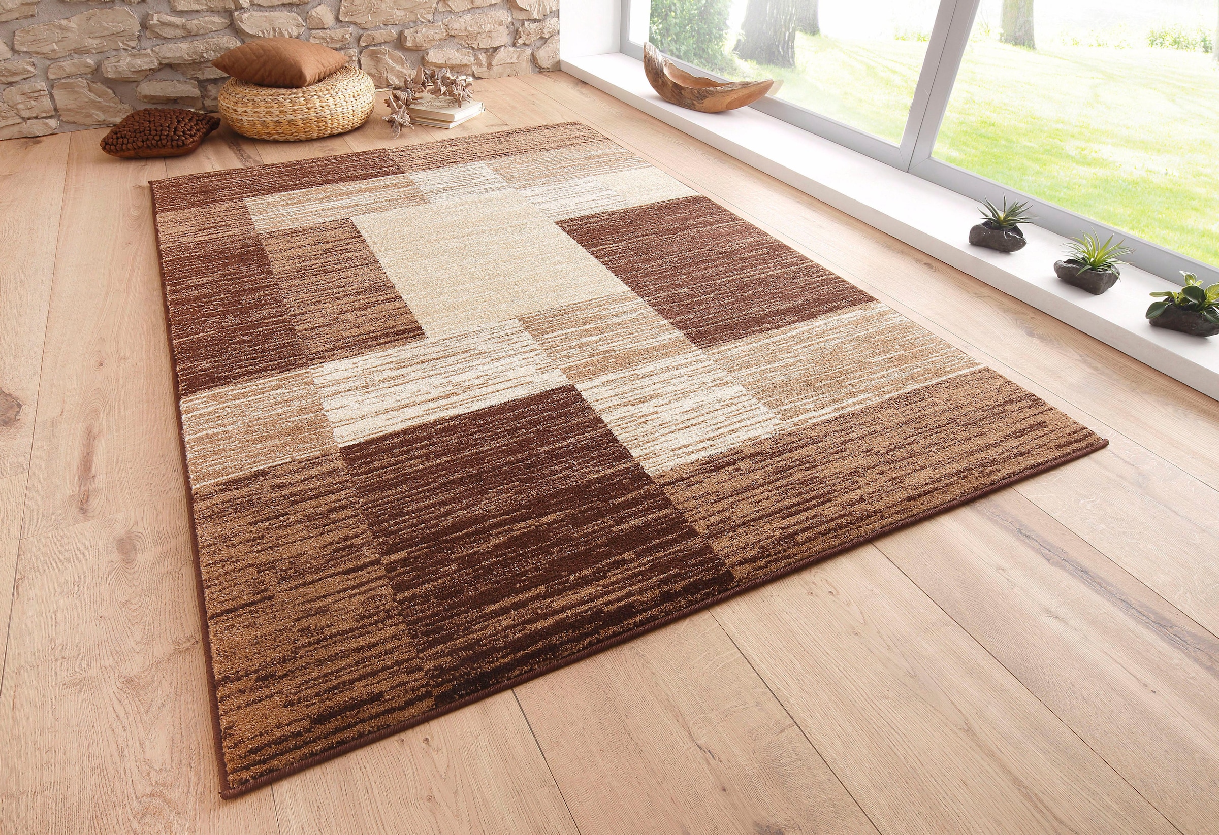 my home Teppich "Melvin" rechteckig 8 mm Höhe schön weich, Kurzflor Teppich günstig online kaufen