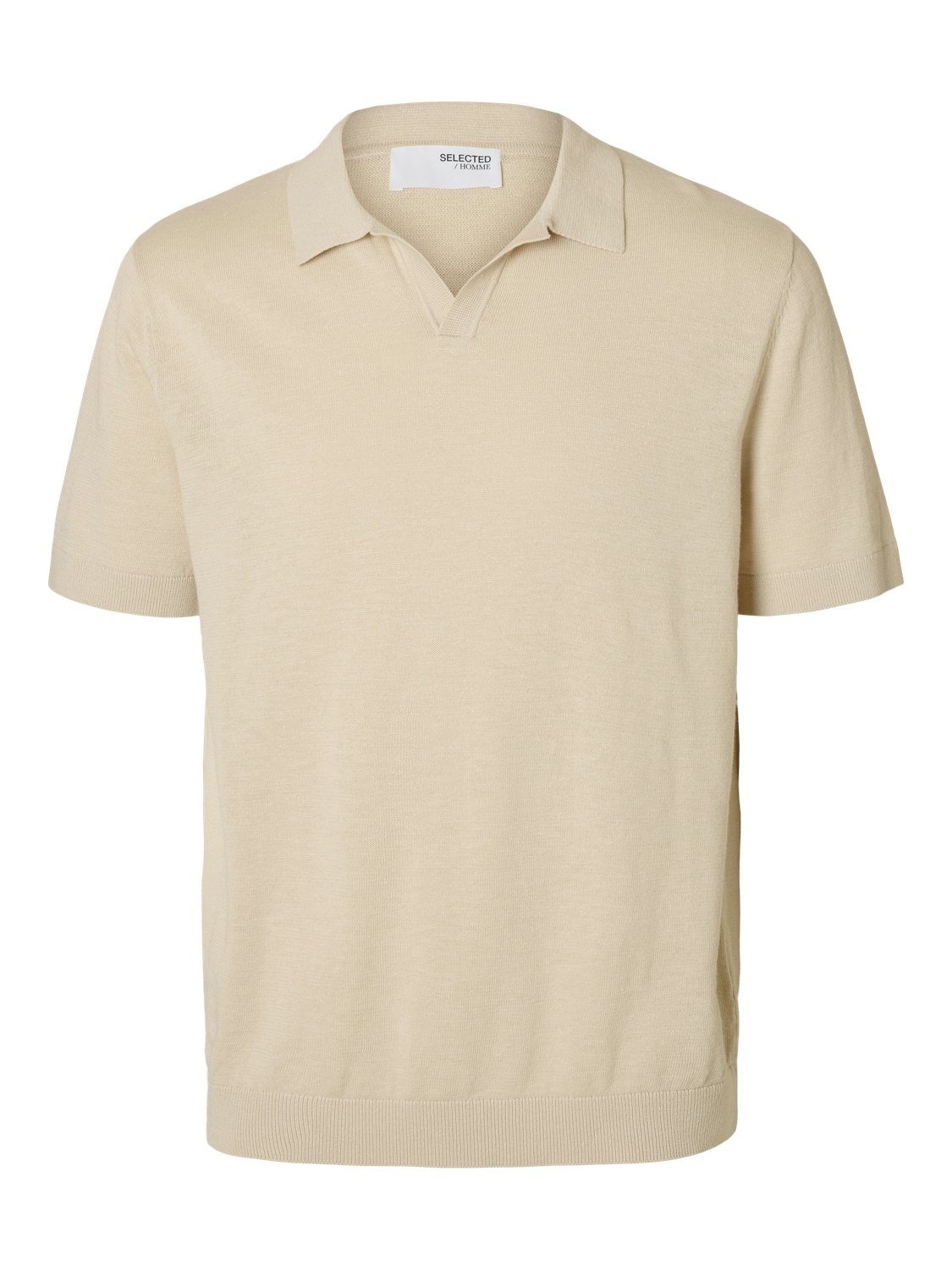 SELECTED HOMME Poloshirt »SLHMATTIS SS KNIT SUN OPEN POLO NOOS«