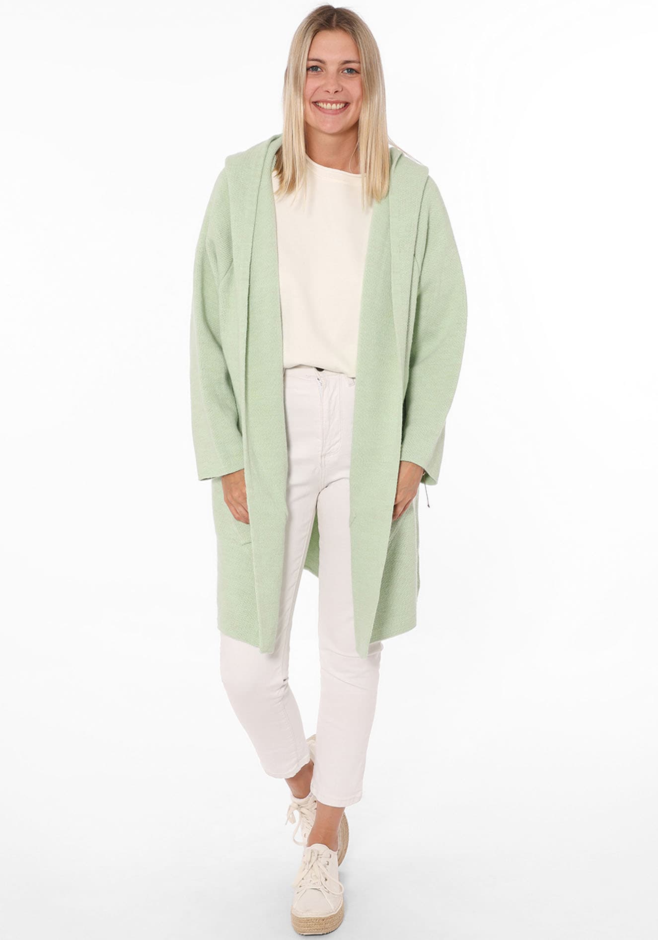 Zwillingsherz Strickjacke Langarm, bequem, Taschen, One günstig online kaufen