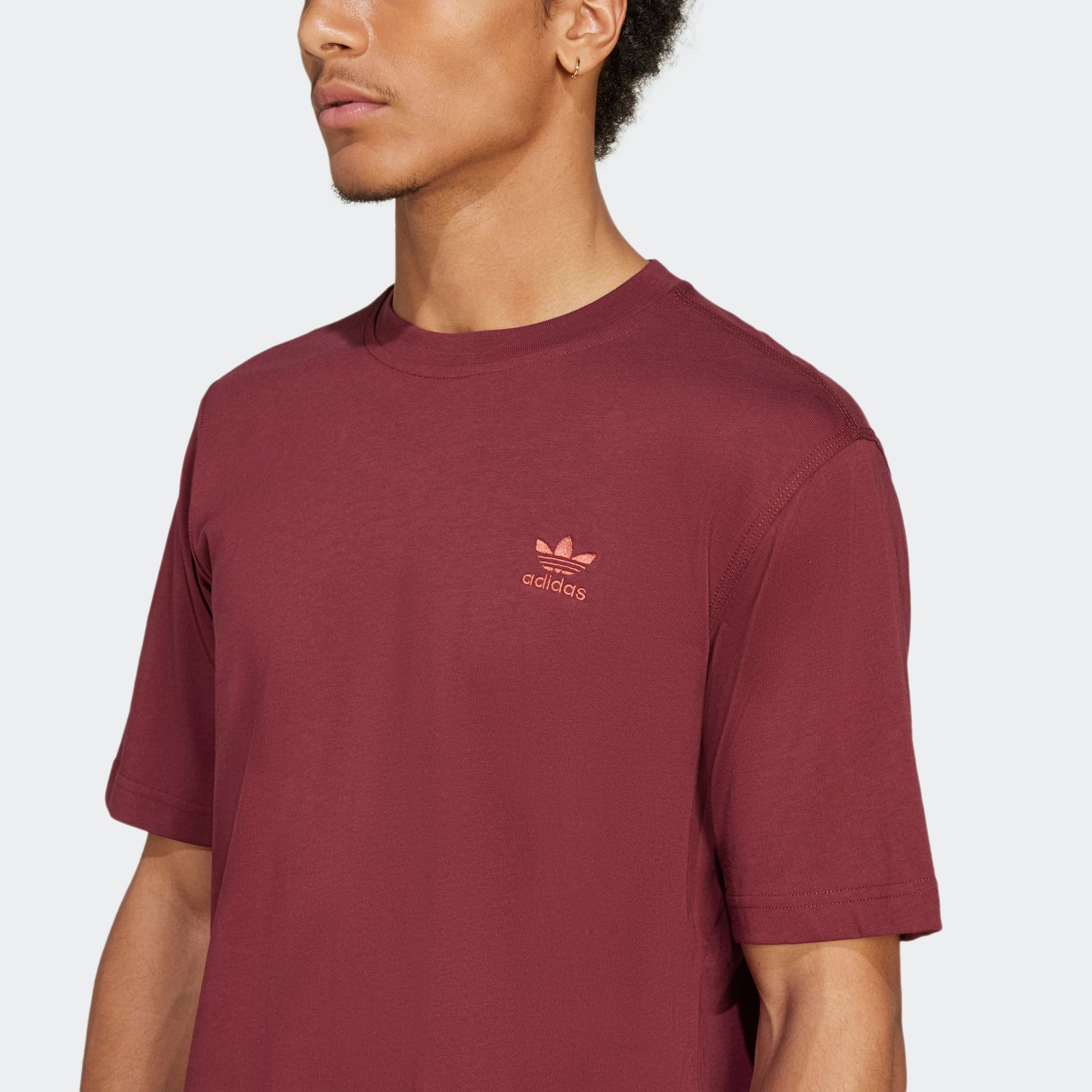 adidas Originals T-Shirt »TREFOIL ESS TEE«, drei Streifen Essentials Shirt mit Trefoil Logo