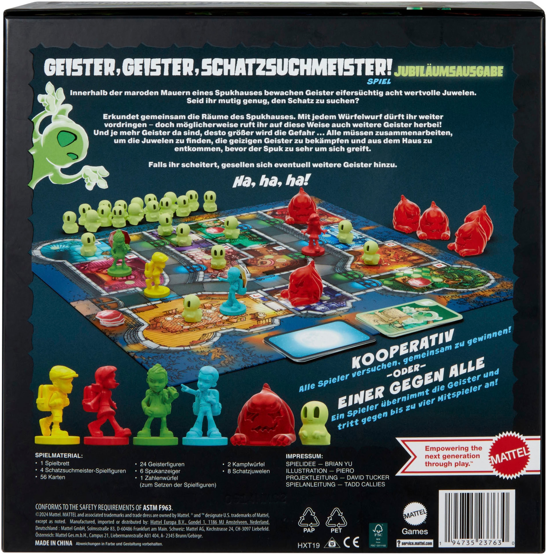 Mattel games Spiel »Geister, Geister, Schatzsuchmeister«, Jubiläumsausgabe