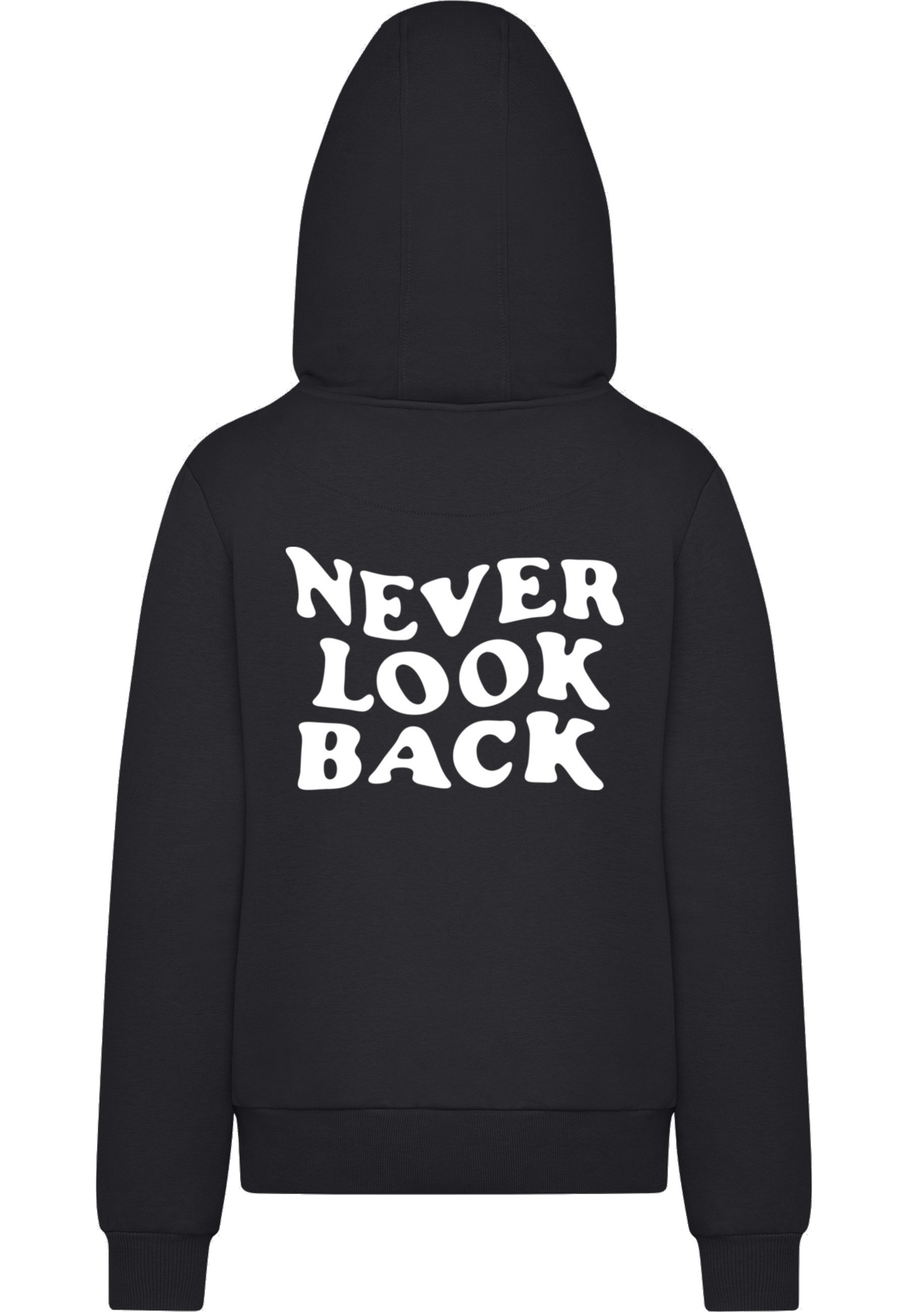 Miss Tee Kapuzensweatshirt "Miss Tee Never Look Back Ladies Fluffy Hoody" günstig online kaufen