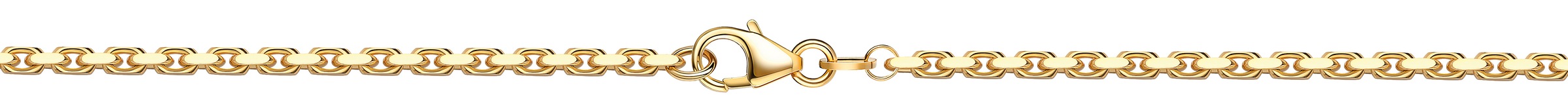 Firetti Anchor Chain Necklace Yellow Gold 585 19 cm 2
