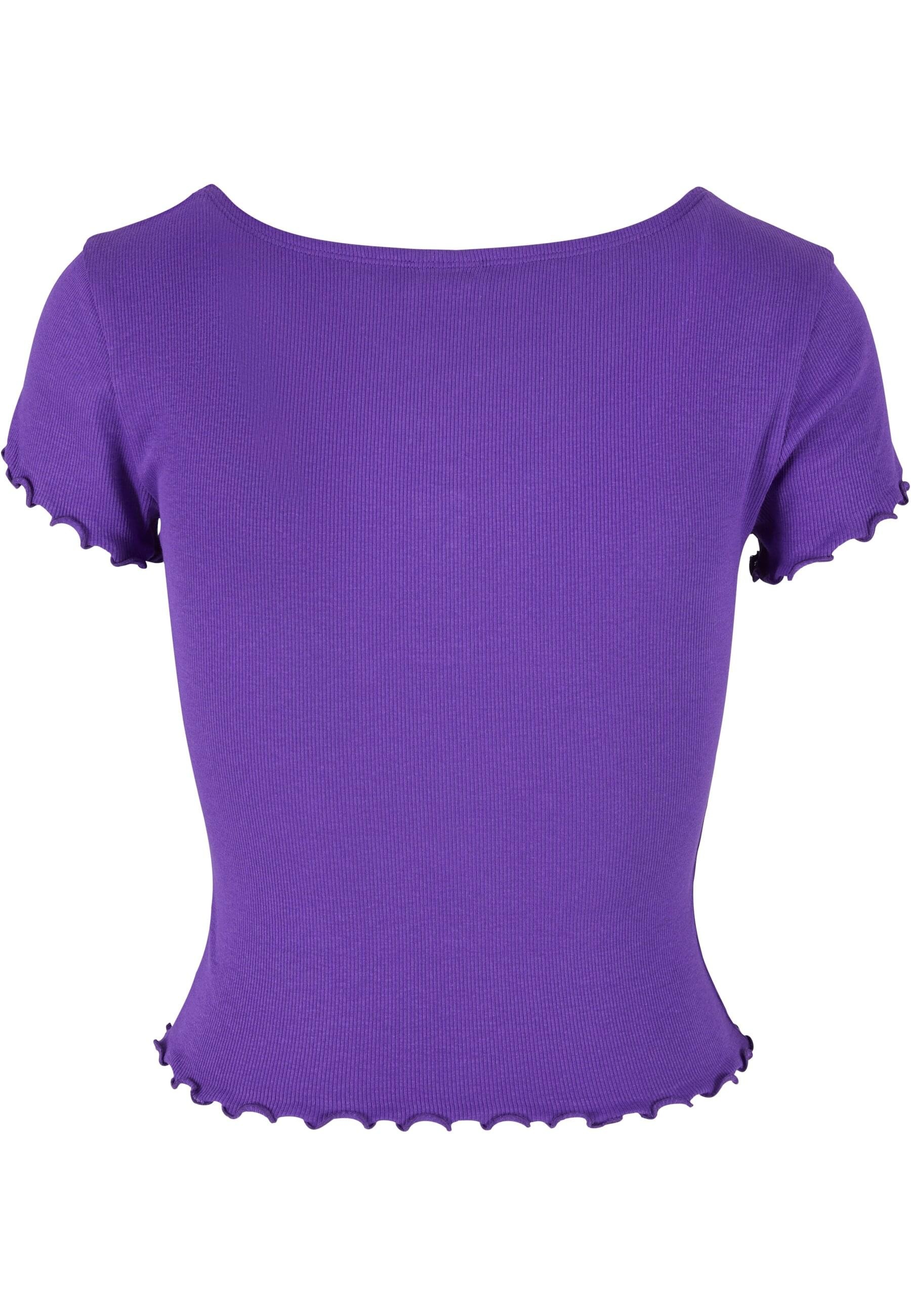 URBAN CLASSICS T-Shirt "Urban Classics Damen Ladies Rib Babylock Tee", (1 t günstig online kaufen