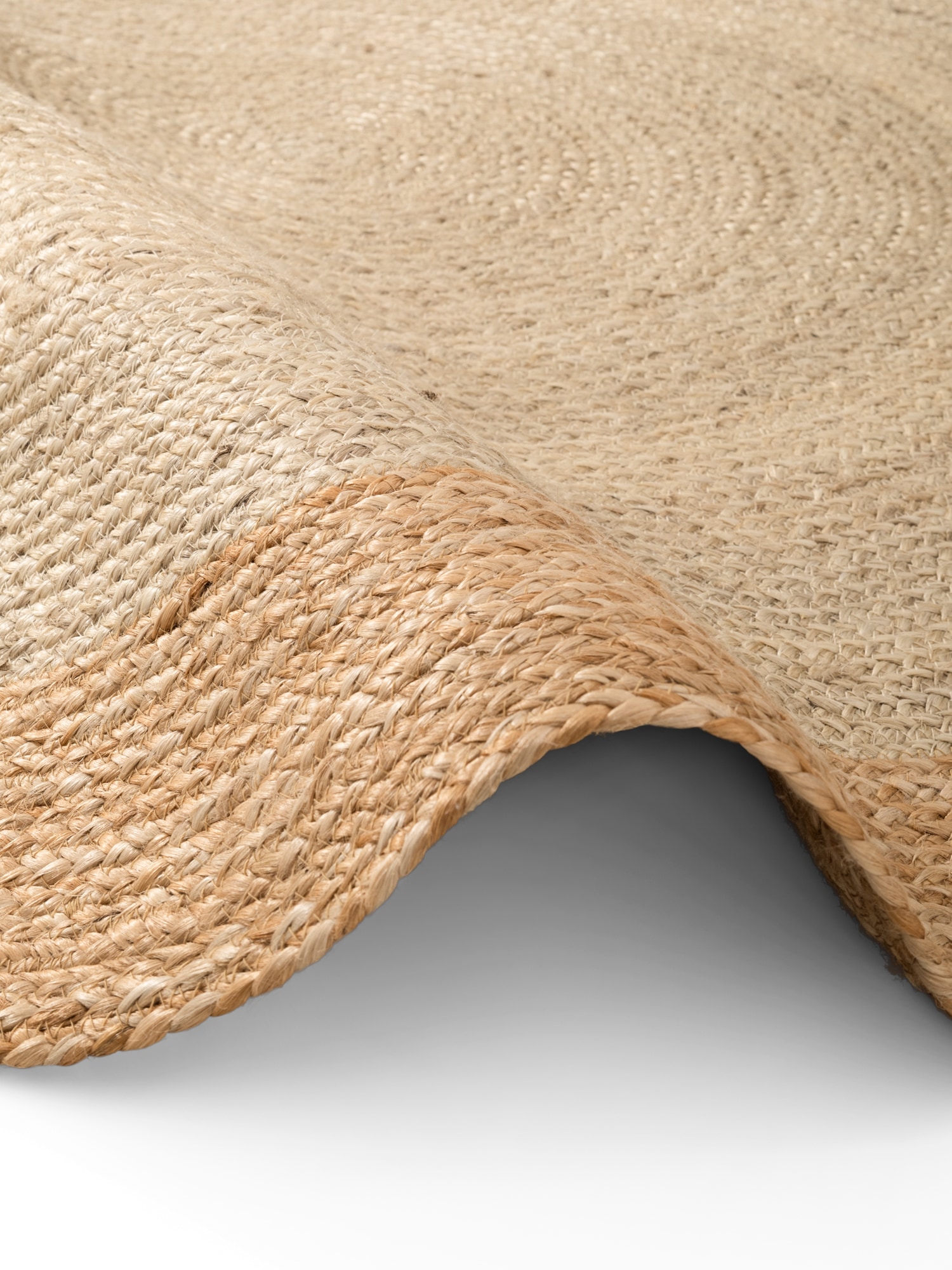 HANSE Home Teppich »Jutta Juteteppich«, rund, 9 mm Höhe, 100% Jutefaser, Natur, Wohnzimmer, Esszimmer, Flur, Boho, Skandi