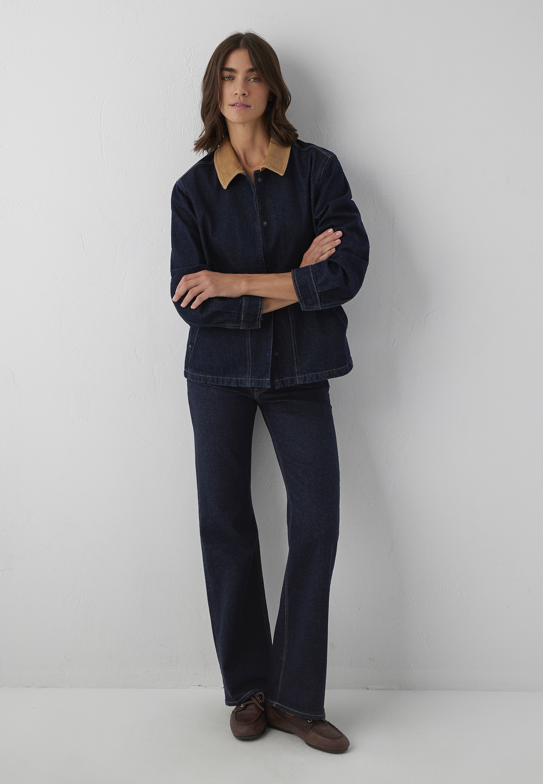 Mavi Jeansbluse »LETTIE« Boyfriend Cord Overshirt