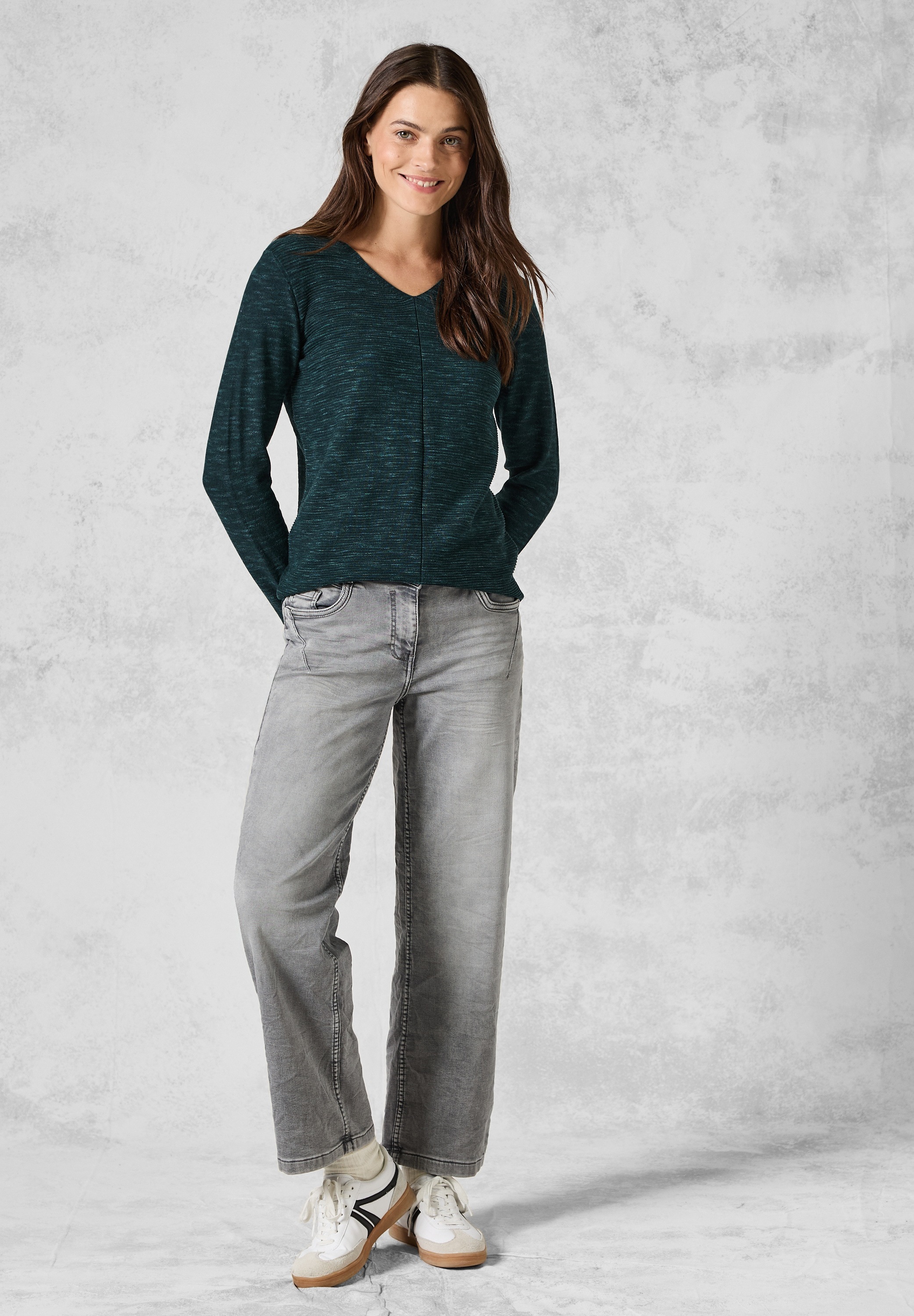 Cecil Strickpullover, im soften Baumwoll-Mix