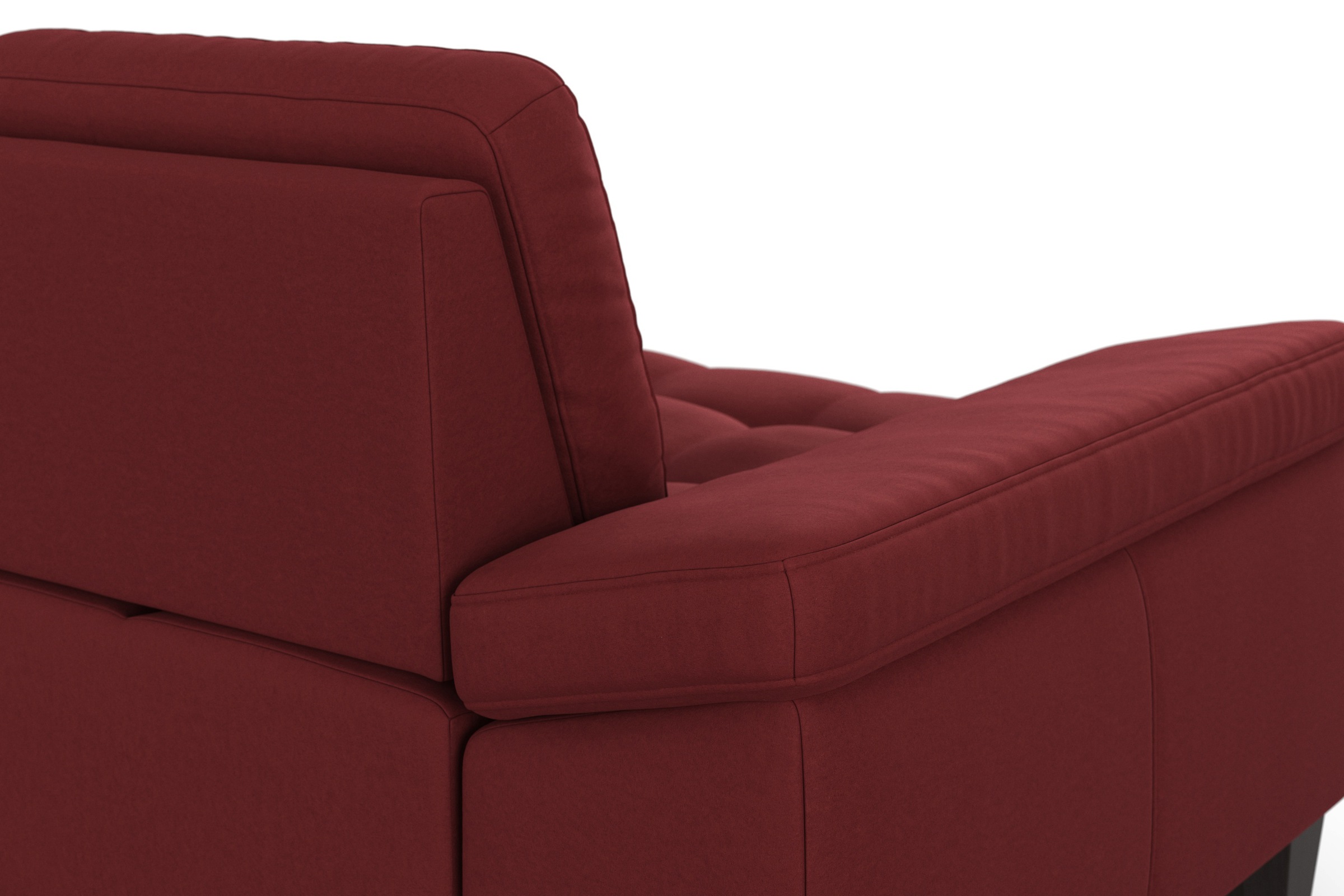 sit&more Ecksofa »Westham L-Form«, Recamiere, mit oder ohne Bettfunktion, Bettkasten, Füße wengefarben