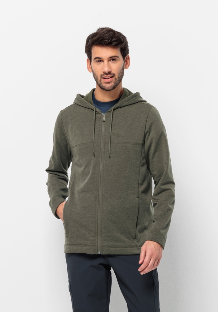 Jack Wolfskin Fleecejacke "WALDSEE HOODED JKT M", mit Kapuze