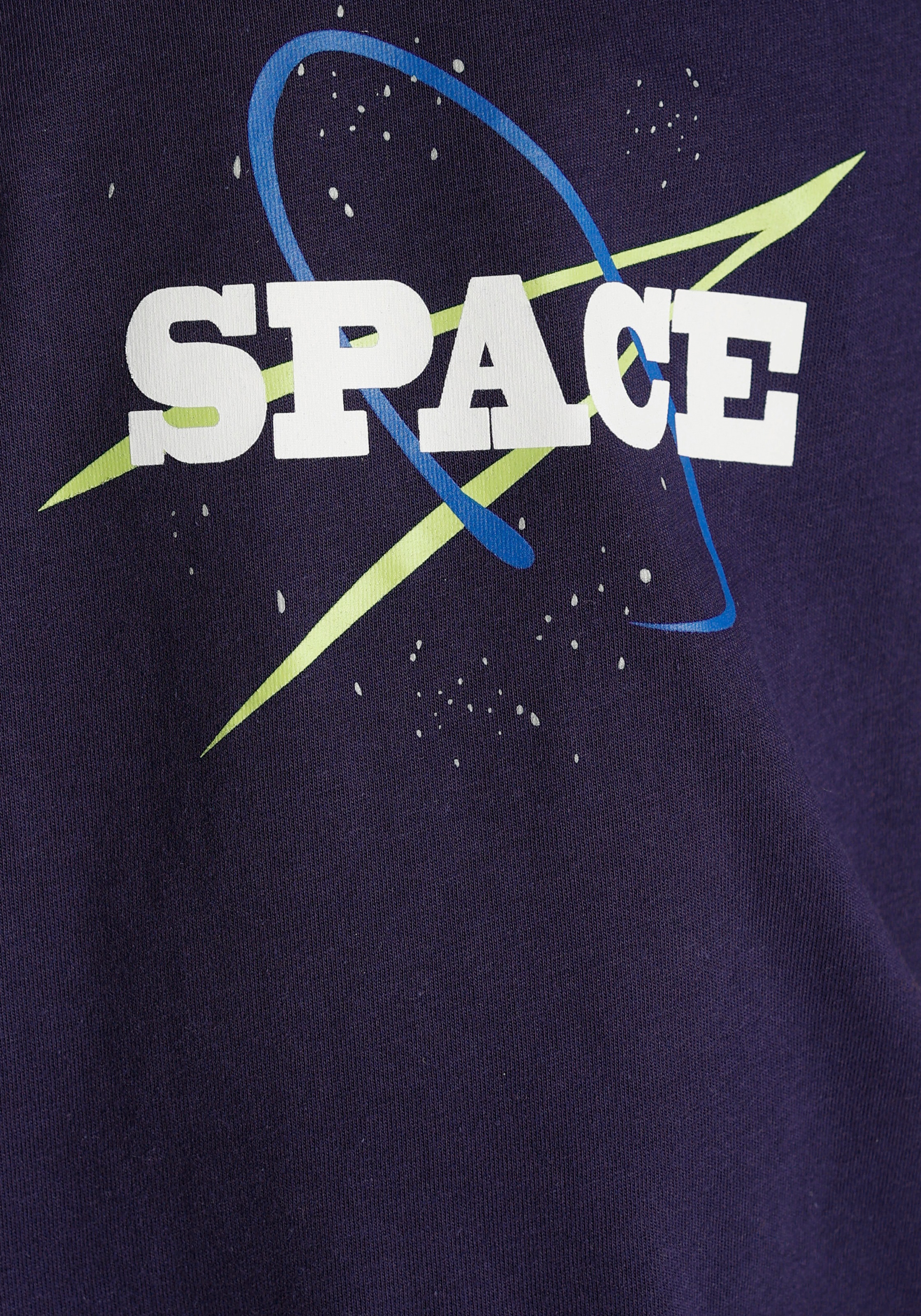 Scout T-Shirt Bio-Baumwolle | aus 2er-Pack), »SPACE«, (Packung, BAUR