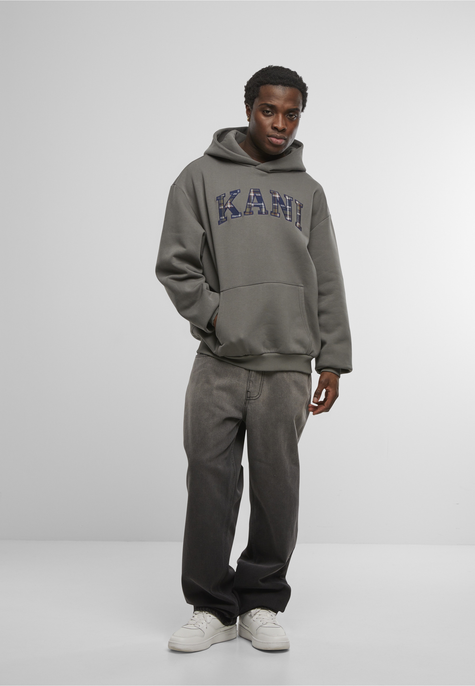 Karl Kani Kapuzensweatshirt »Karl Kani Serif Check Os Hoodie«, 1
