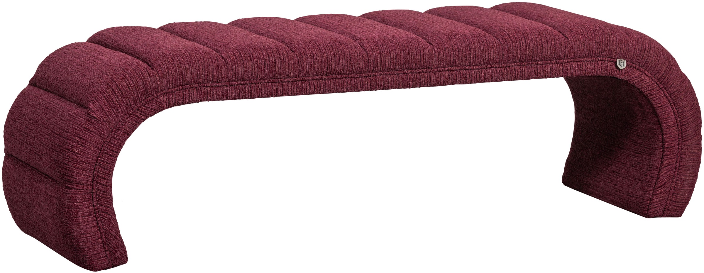 WOOOD Bank »Traffic«, Sitzbank mit grob gewebten Stoff, Breite 163 cm