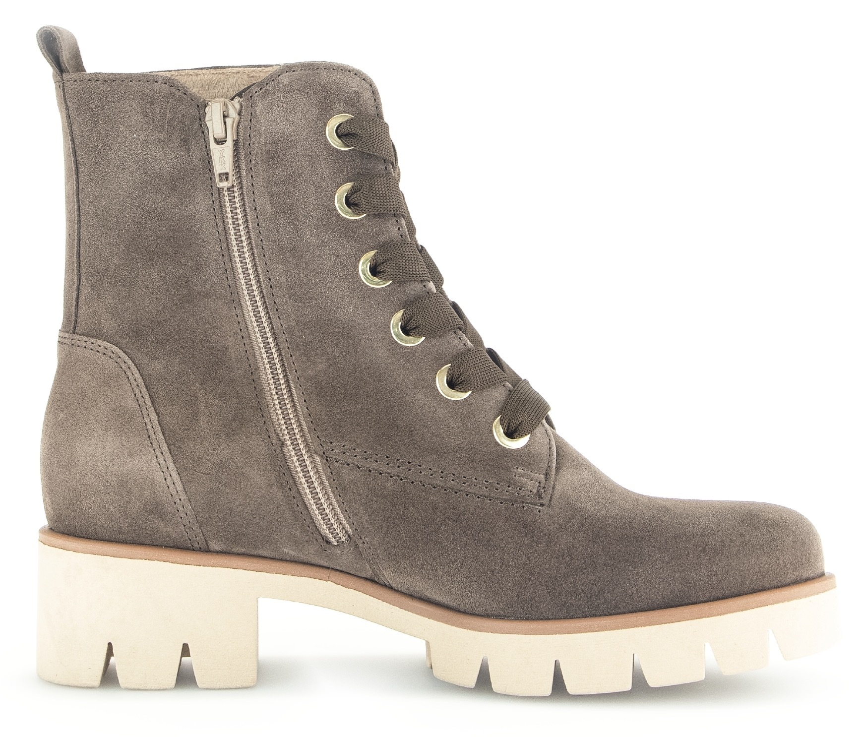 Gabor Schnürstiefelette, Blockabsatz, Herbstmode, Schnürboots mit Best Fitting-Ausstattung