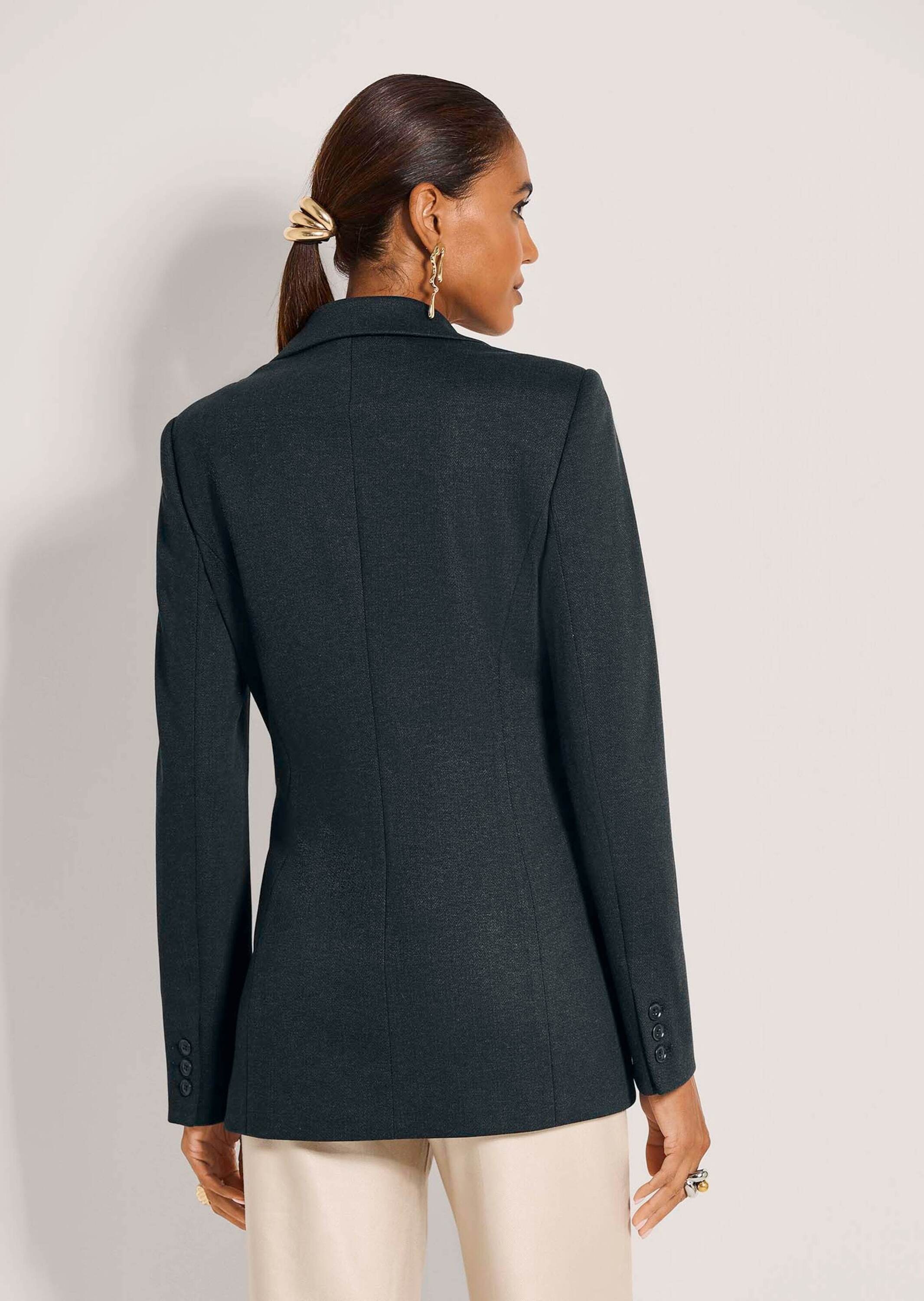 MADELEINE Jackenblazer »Blazer Eleganter Einreiher in Melange-Optik« Feine Melange-Struktur