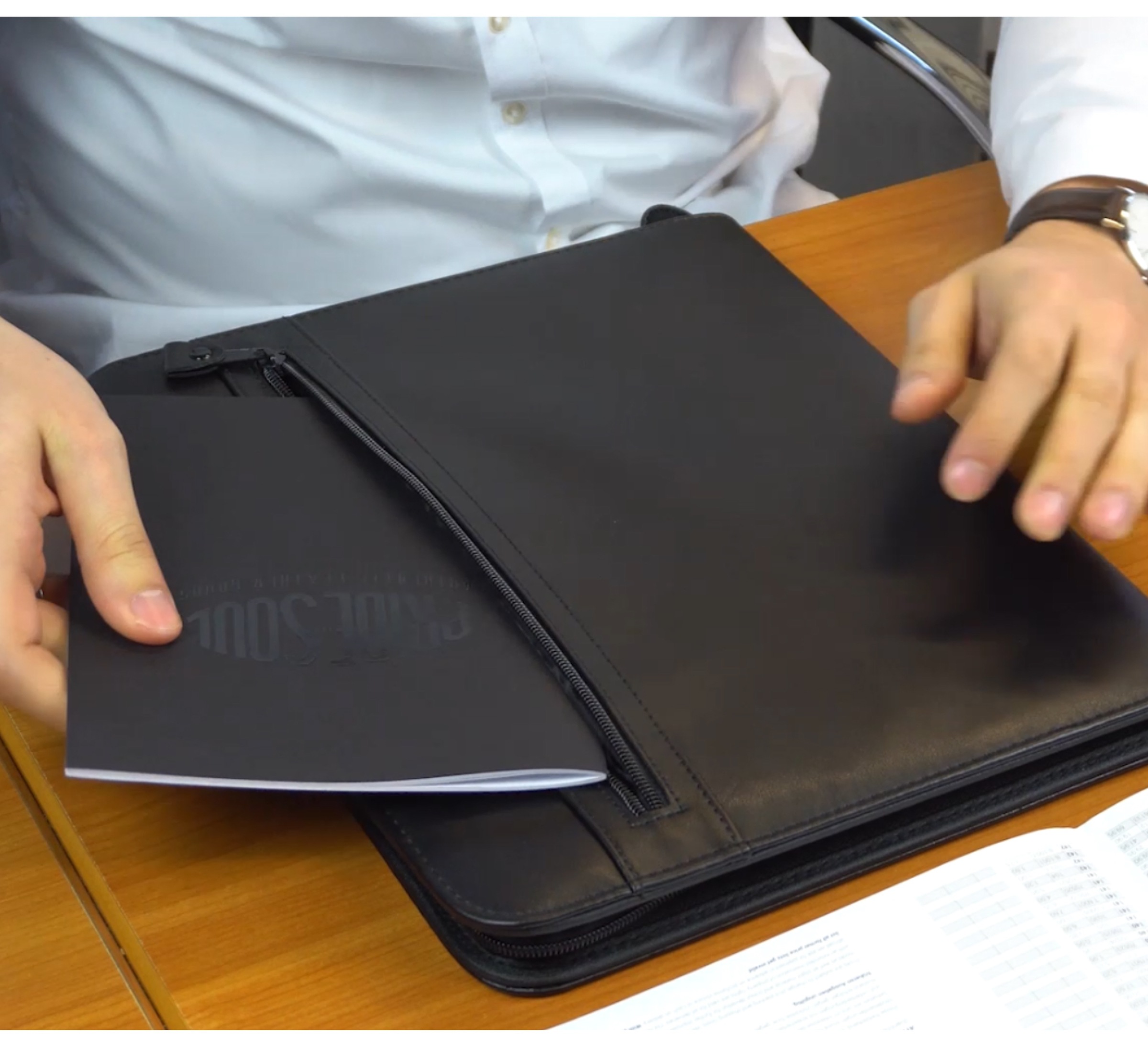 Alassio® Ringbuchmappe »DIN A4, Limone«, aus Leder