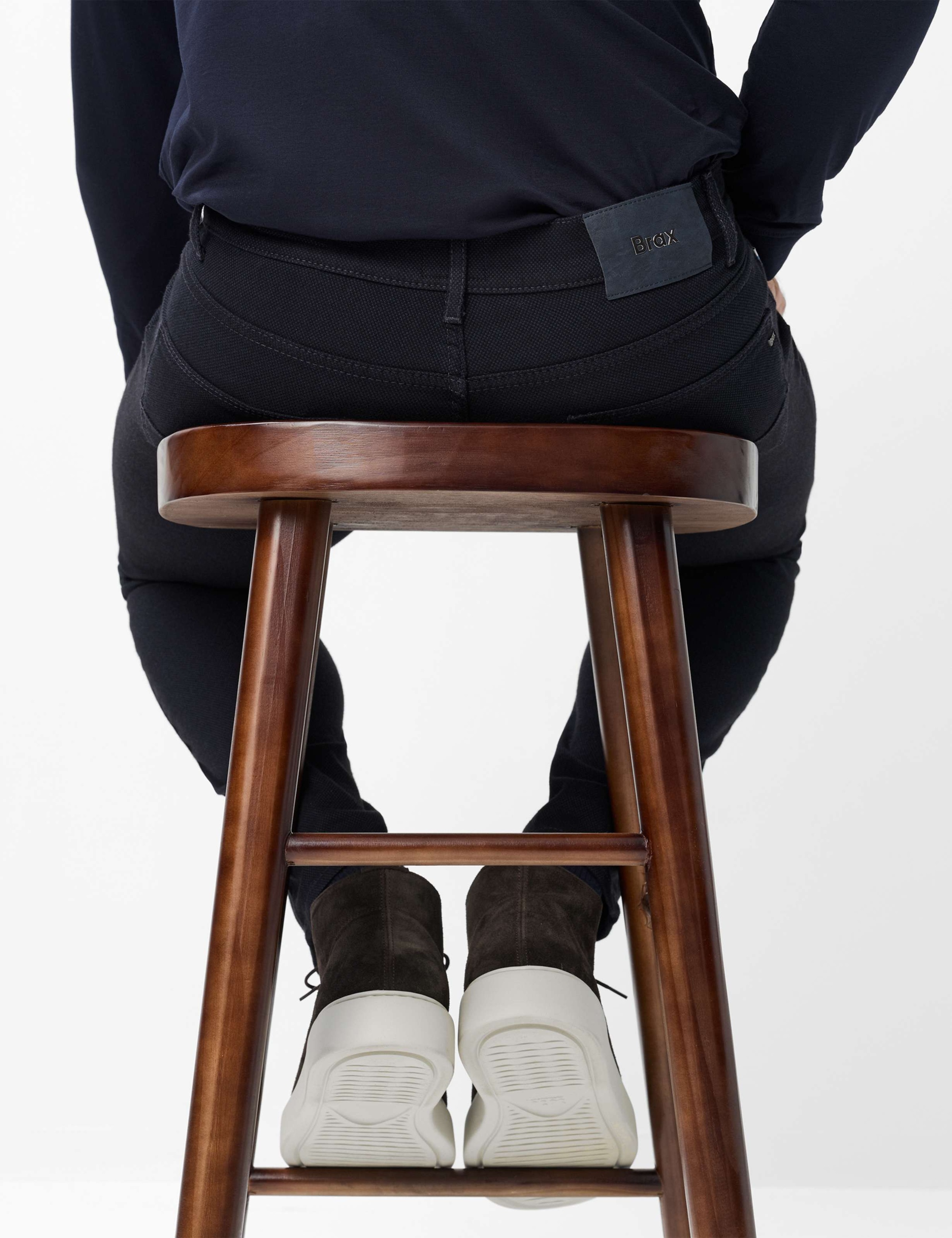 Brax 5-Pocket-Hose »Style CADIZ«  Woolook: Five-Pocket-Hose im Straight Fit