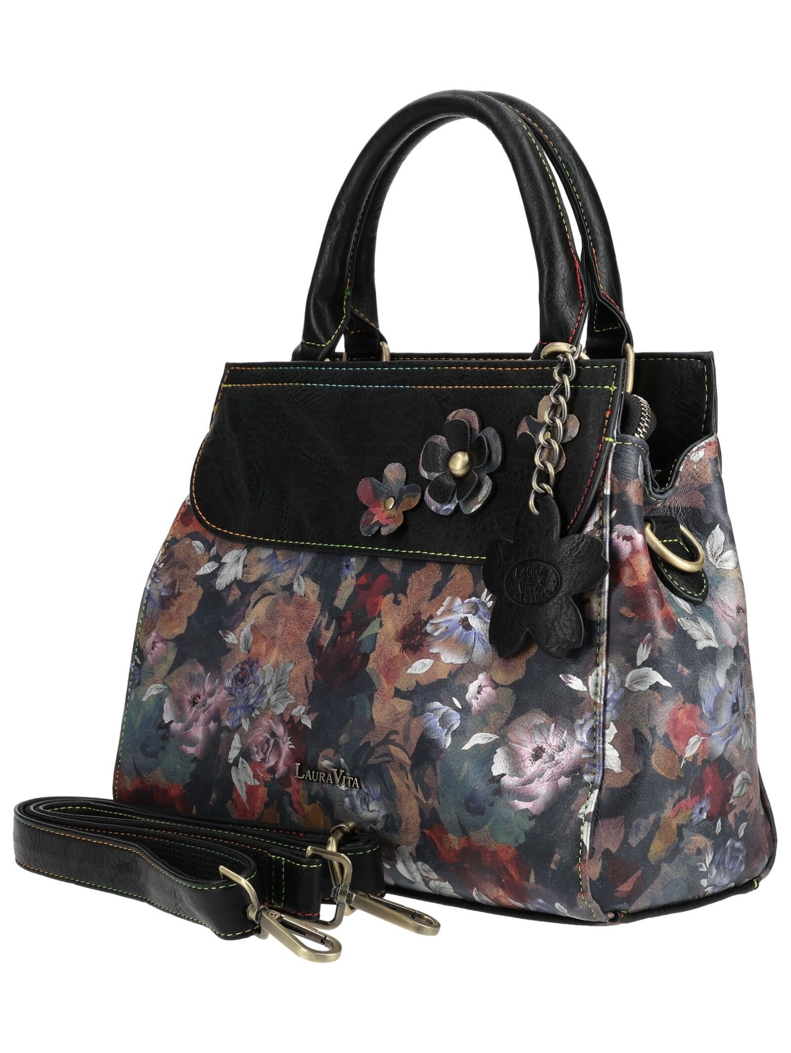 LAURA VITA Henkeltasche »LAURA VITA Taschen Leder/Textil«