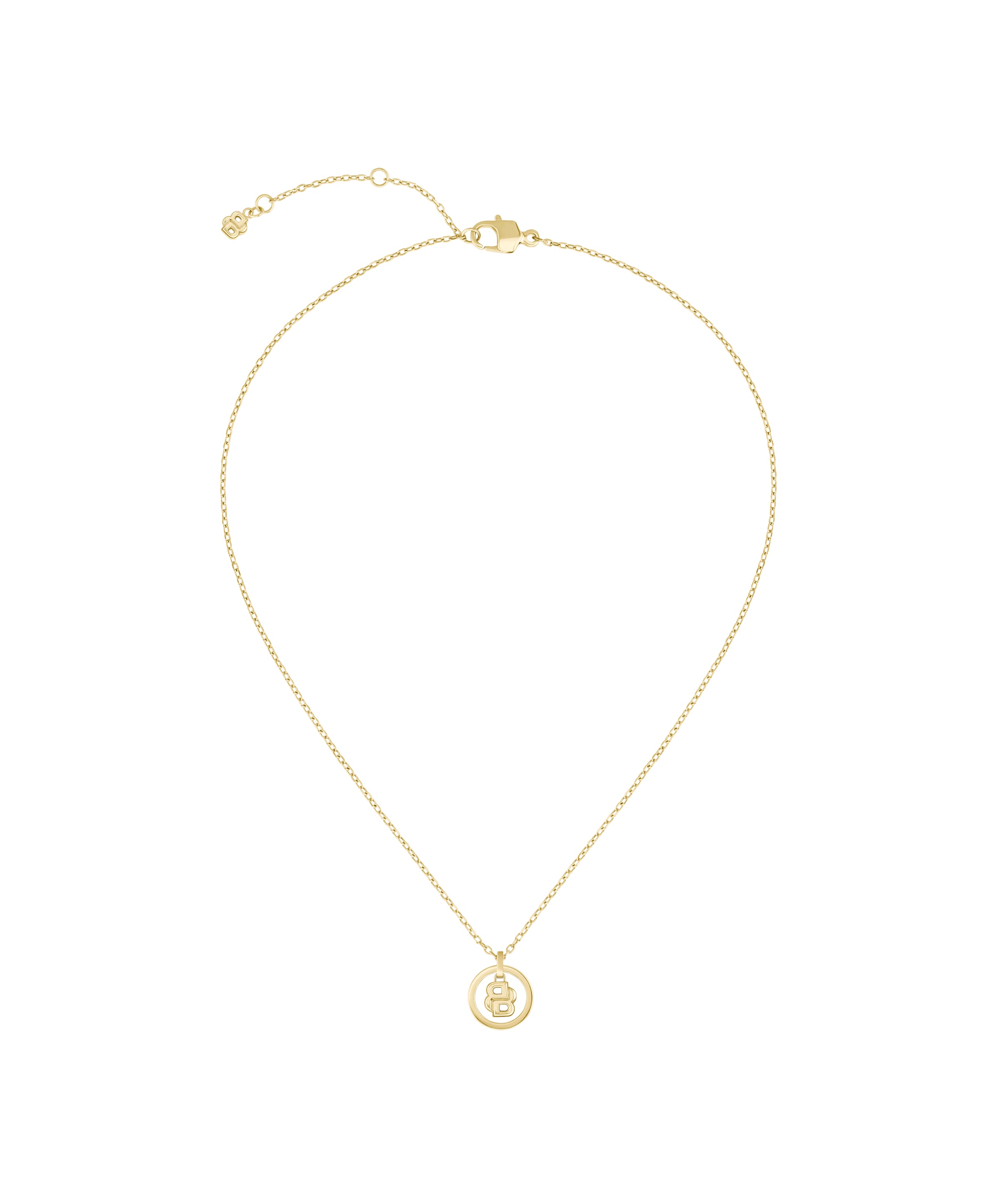 BOSS Kette mit Anhänger »DOUBLE B DIVINE« mit Glasstein