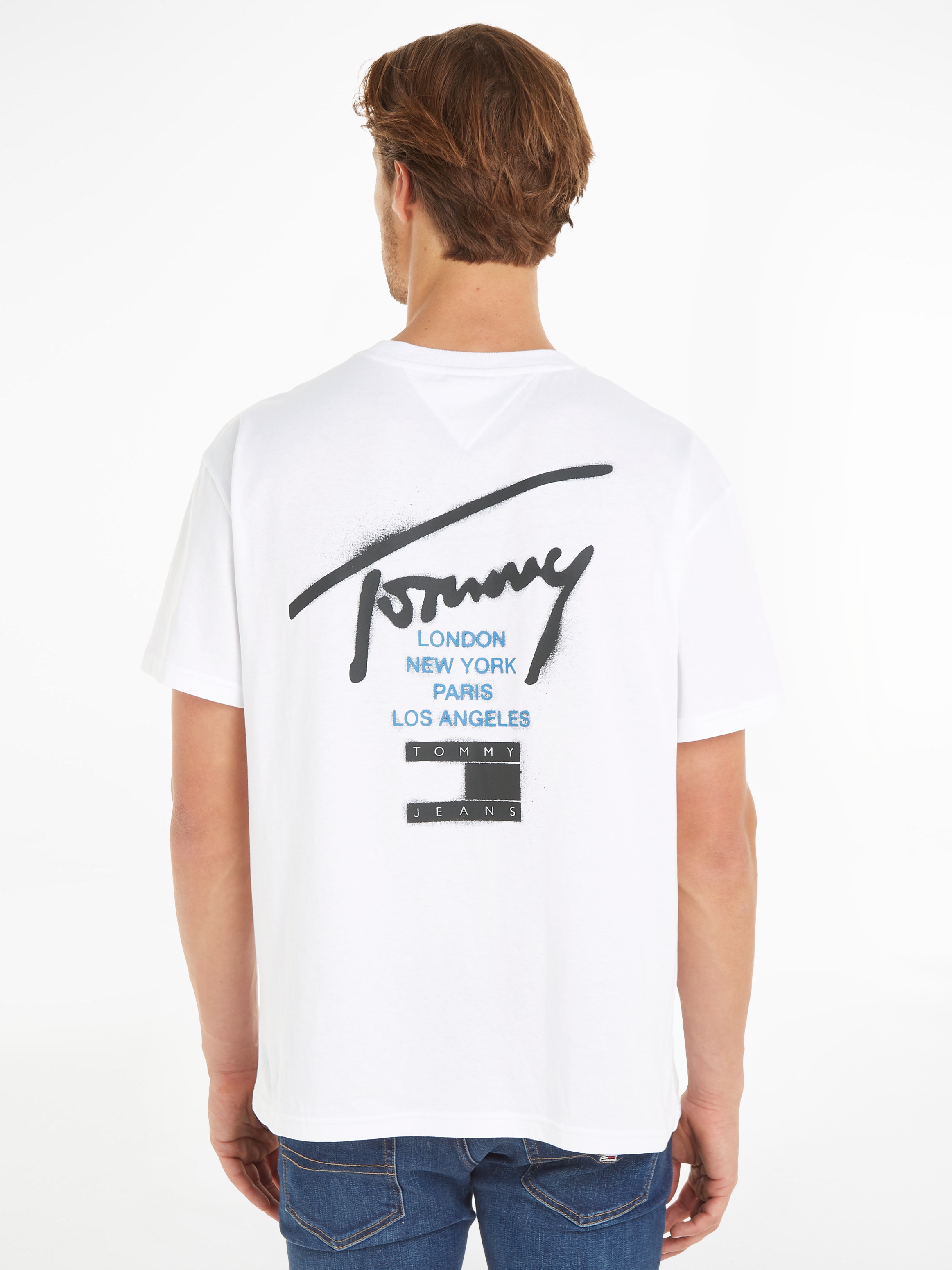 Tommy Jeans Plus T-Shirt "TJM REG GRAFFITI SIG TEE EXT", Große Größen mit P günstig online kaufen