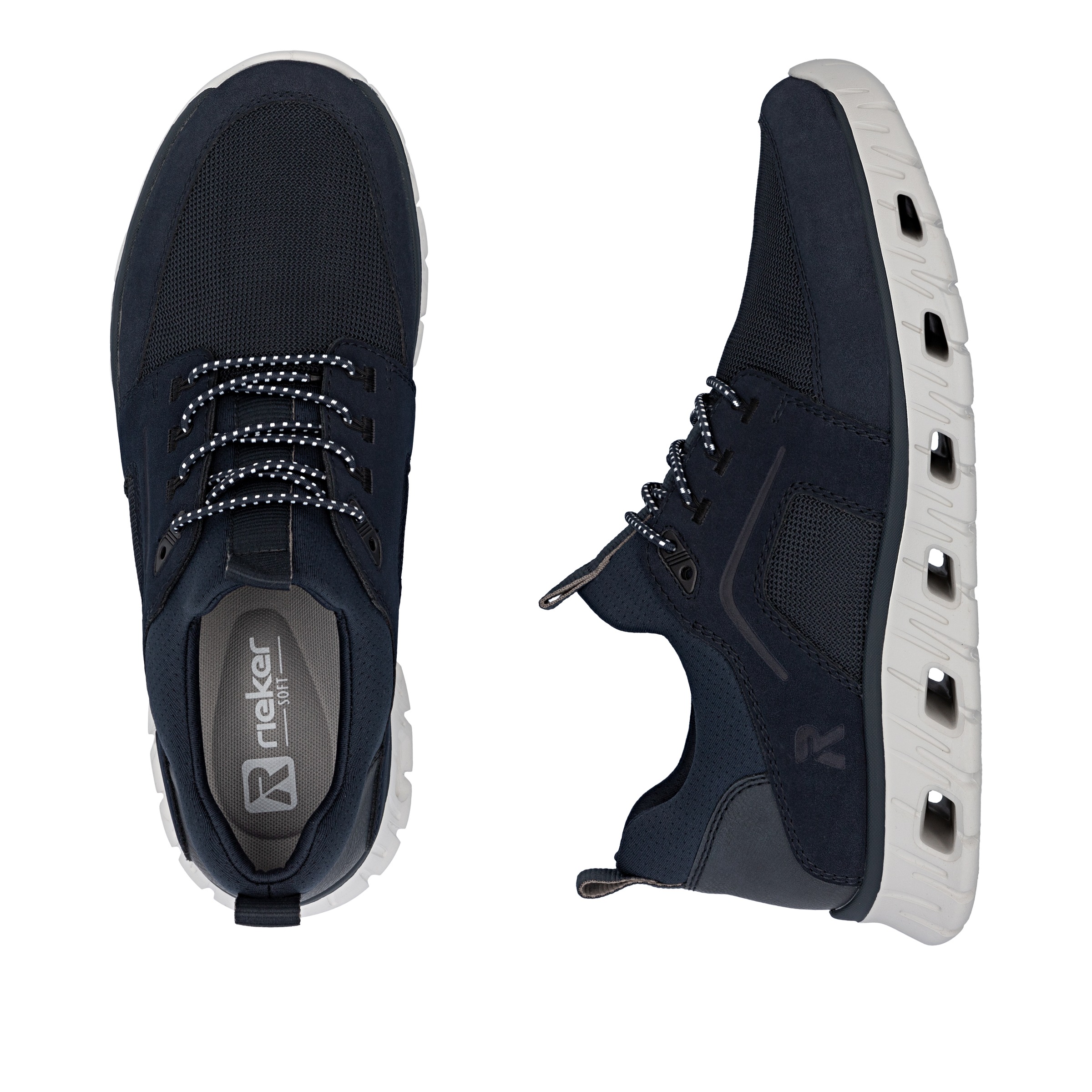 Thumbnail - RIEKER Sport Slip-On Sneaker Freizeitschuh, Halbschuh, Slipper mit Anziehlaschen