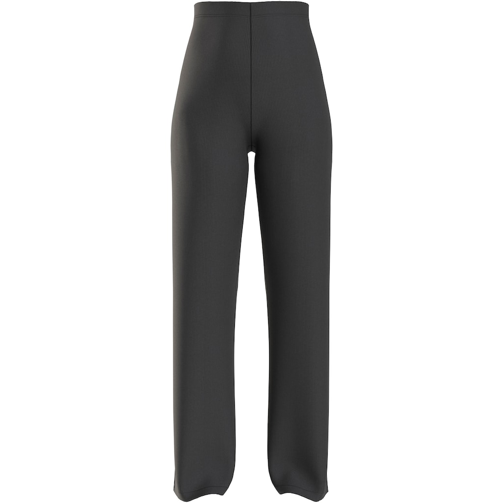 Calvin Klein Jeans Jerseyhose »BADGE RIB STRAIGHT PANTS«