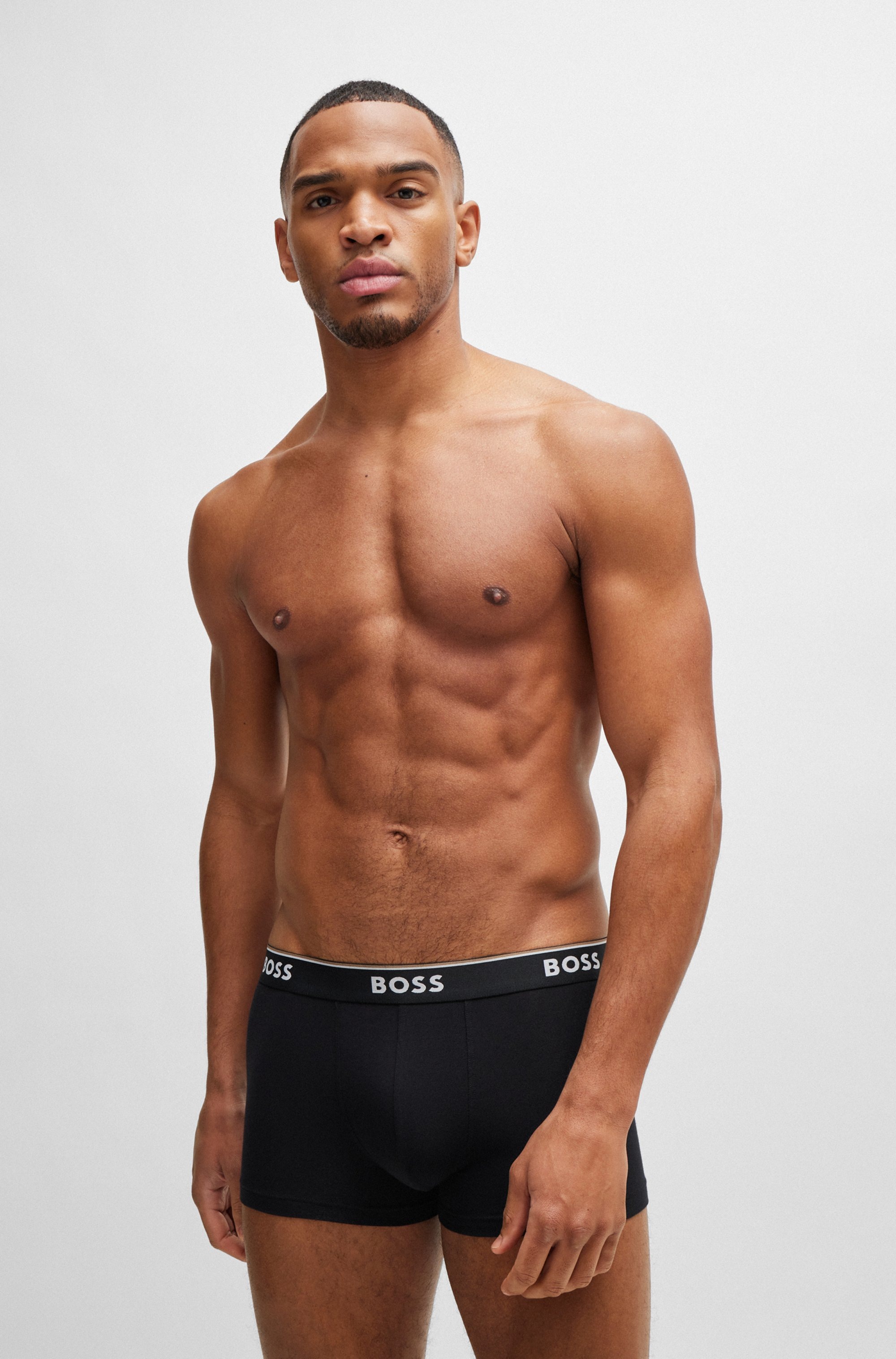 BOSS Boxer "TRUNK 3 PACK" 3 Stk. BOSS Schriftzug auf dem Bund günstig online kaufen