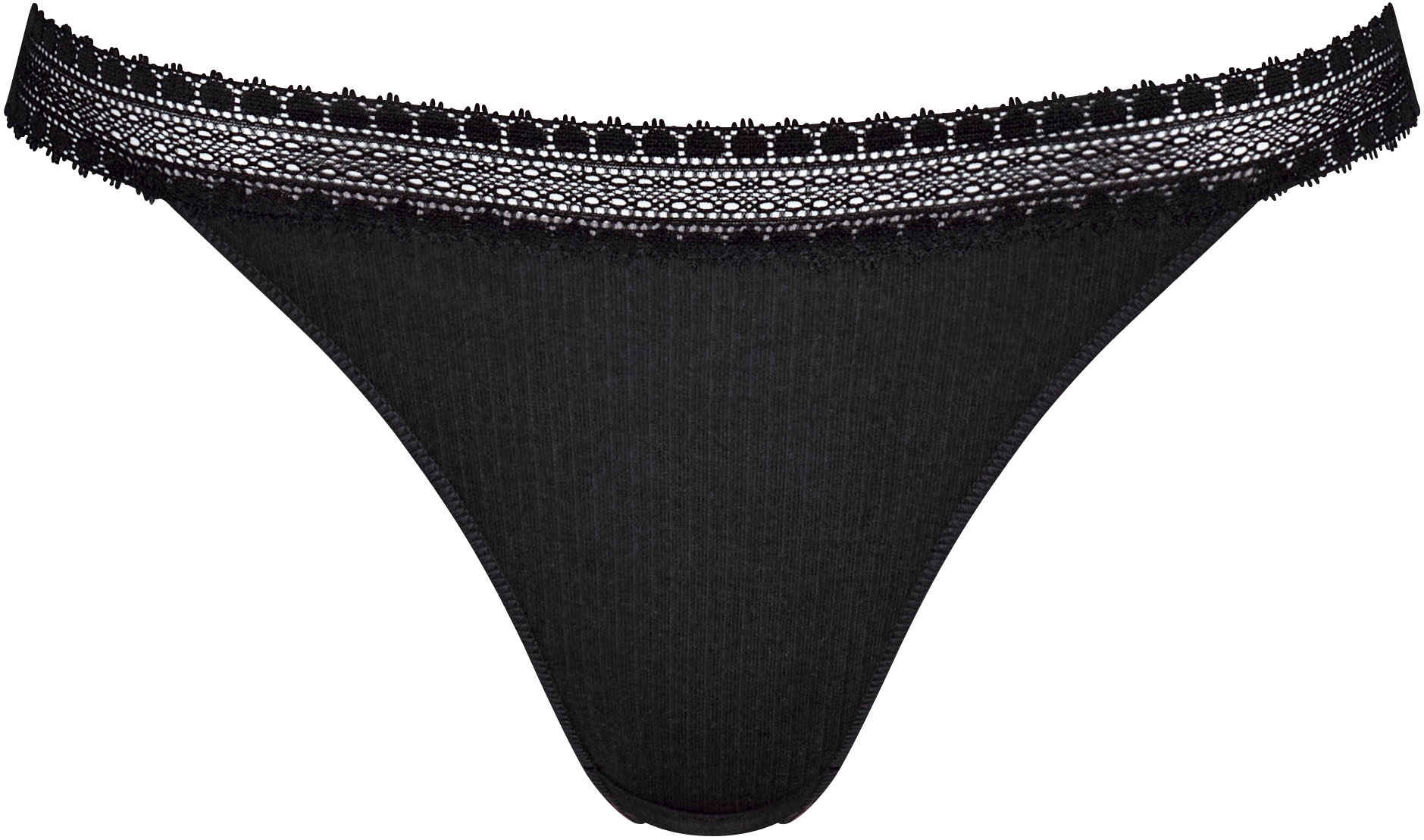 sloggi Slip »GO Ribbed R Tanga C2P«, (2er Pack), Rippstruktur