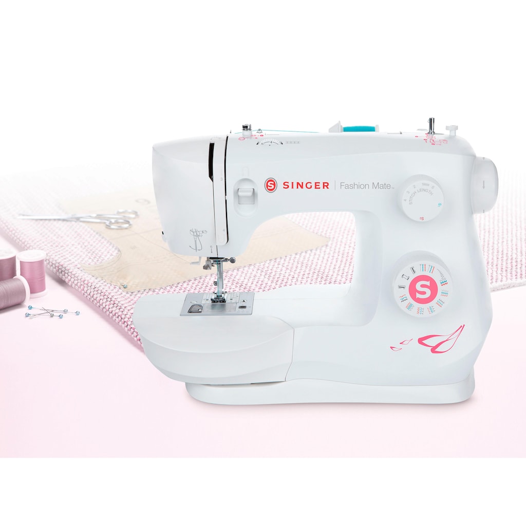 Singer Freiarm-Nähmaschine »Fashion Mate 3333«, 23 Programme