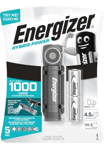 Energizer Stirnlampe »High Lumen Hybrid Powered ...