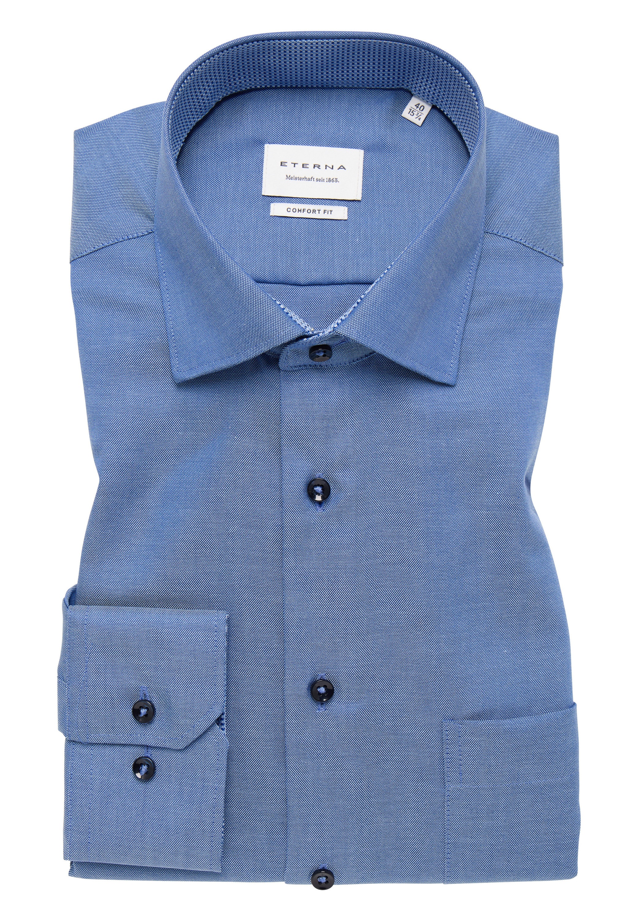 Eterna Langarmhemd »COMFORT FIT«, NON IRON (bügelfrei)