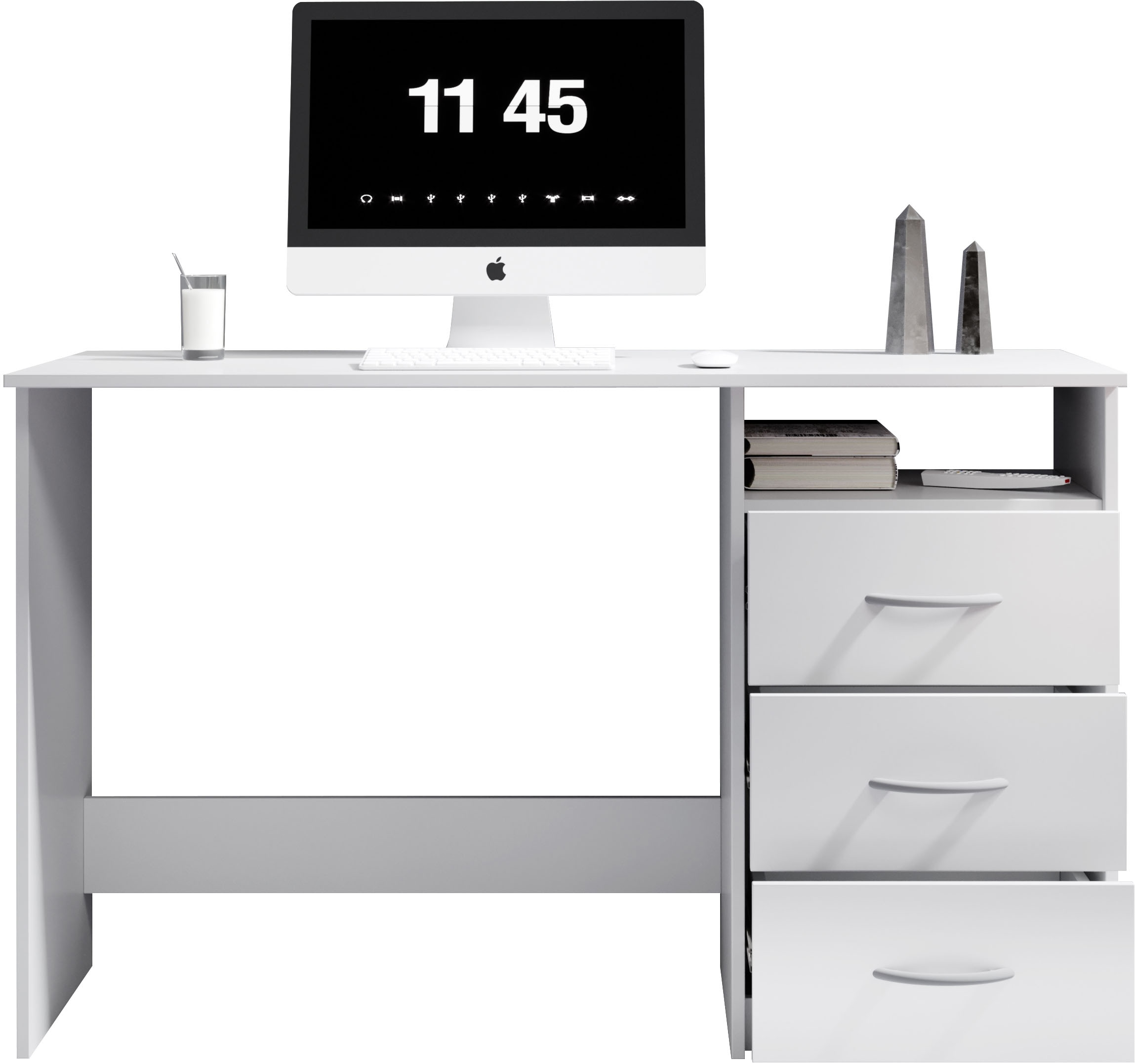 BEGA OFFICE Schreibtisch "Adria, Computertisch,", Schubkästen rechts oder l günstig online kaufen