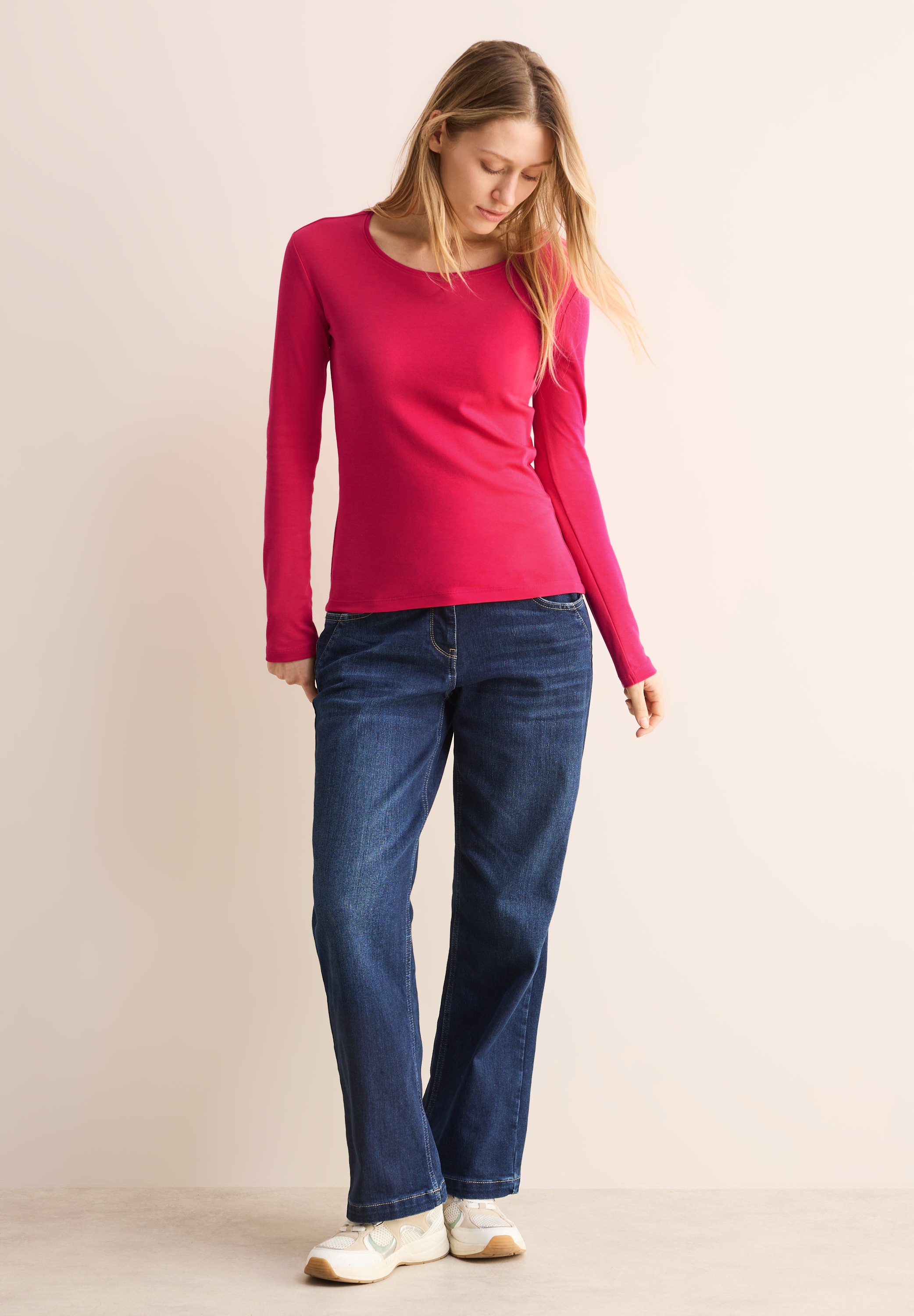 Cecil Langarmshirt, aus reiner Baumwolle