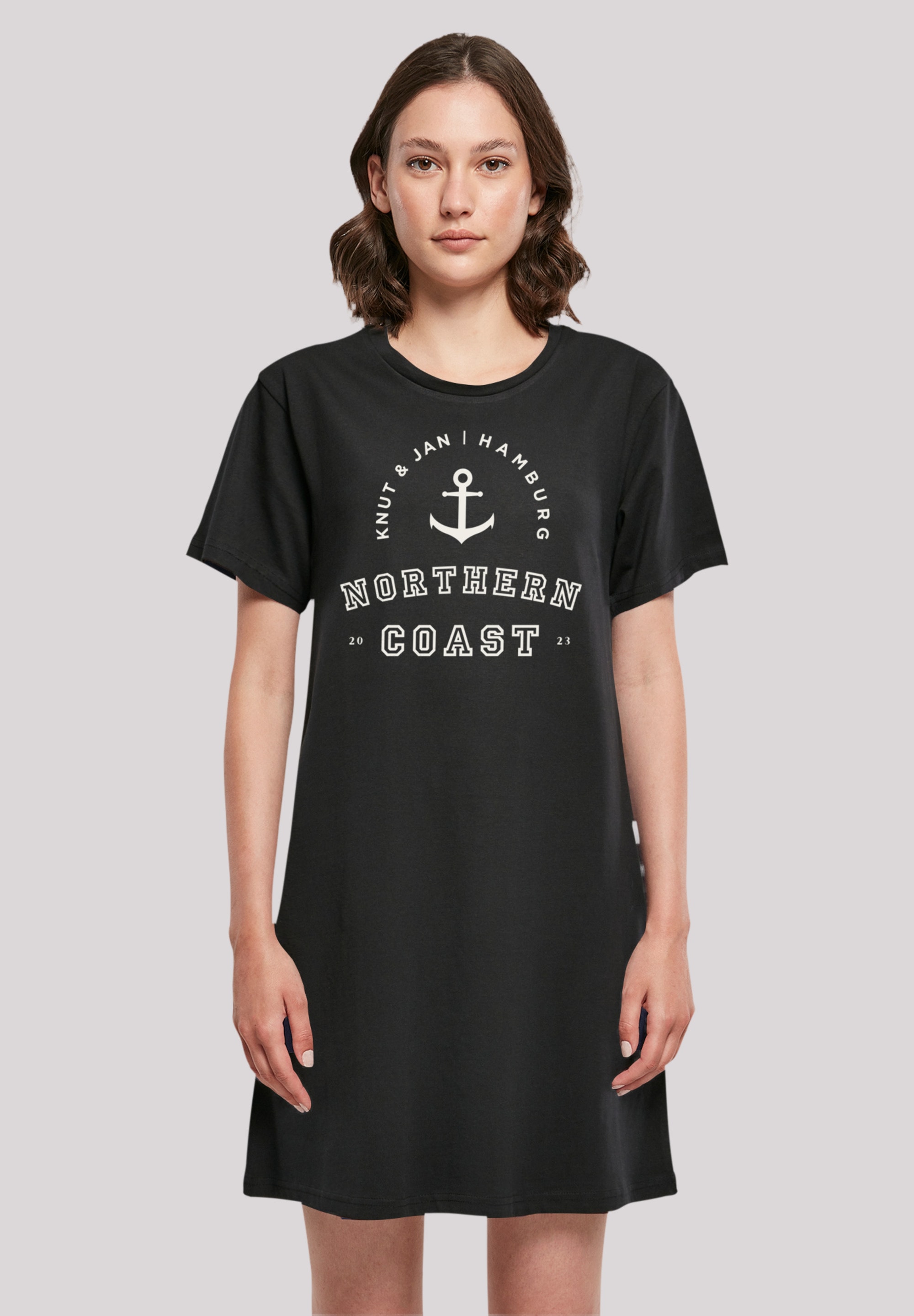 F4NT4STIC Shirtkleid "Northern Coast Nordsee Knut & Jan Hamburg" Ohne Tasch günstig online kaufen