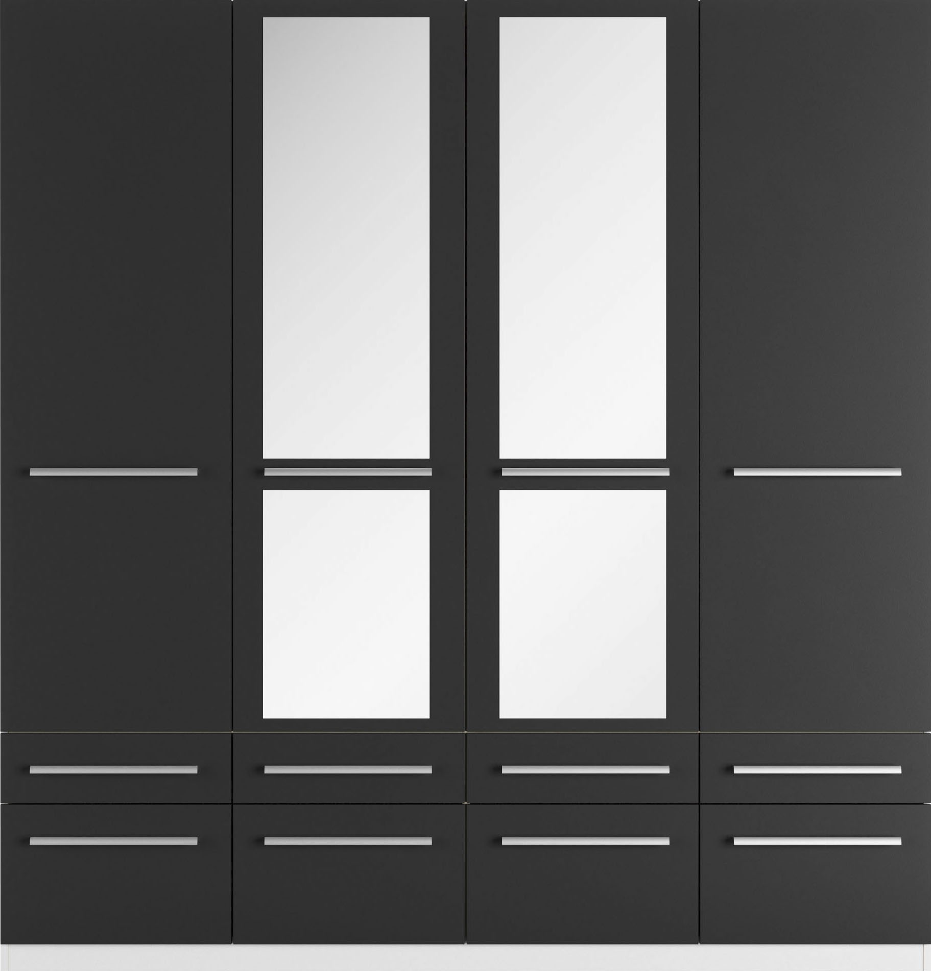 Thumbnail - priess Kleiderschrank "Schrank Garderobe Wäscheschrank Barcelona in 5 Breiten", viel Stauraum, geräumige Schubkästen, mi...