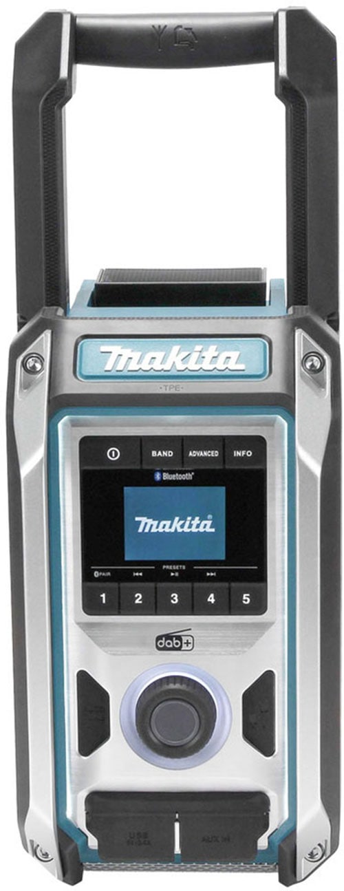 Makita Baustellenradio »DMR115«, (Bluetooth FM-Tuner-Digitalradio (DAB+), 12V, Bluetooth-Radio, ohne Akku