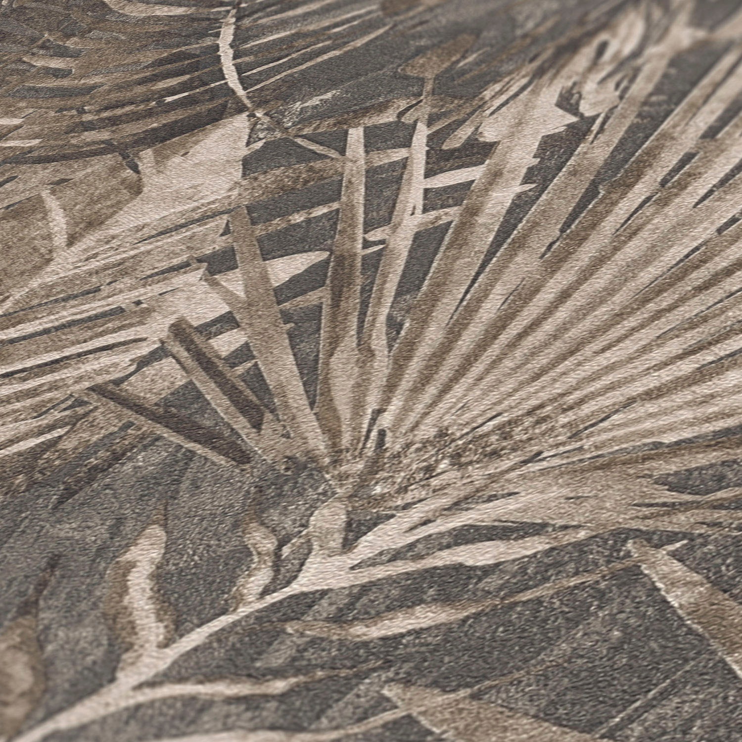 Thumbnail - A.S. Création Vliestapete "Natural Living Dschungelblätter" gemustert  matt  neutral leicht strukturiert Dschungel Tapet...