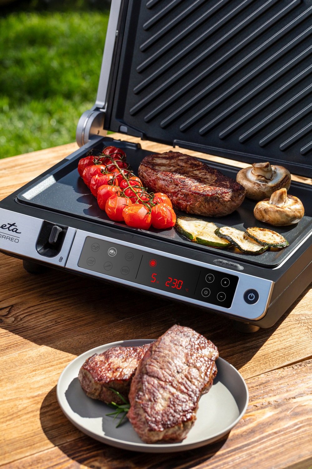 eta Kontaktgrill »Torreo, ETA715590000«, 2000 W, mit Touchbedienung