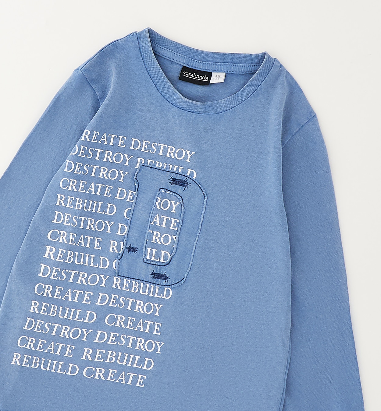 SARABANDA Jungen Businessshirt "BABY BOY SWEATER", blau, Gr. 98, 100% Baumwolle, Shirts