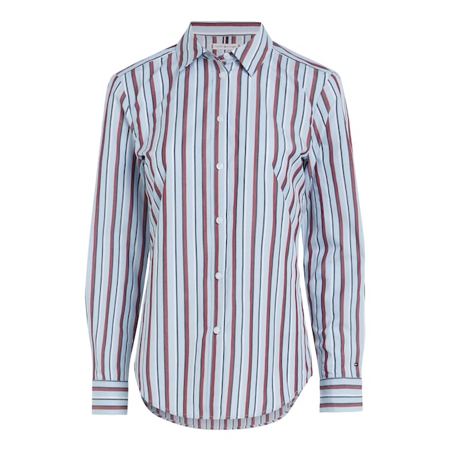 Tommy Hilfiger Hemdbluse »RWB REGULAR SHIRT LS«, im modischem  Streifendessin kaufen | BAUR | V-Shirts