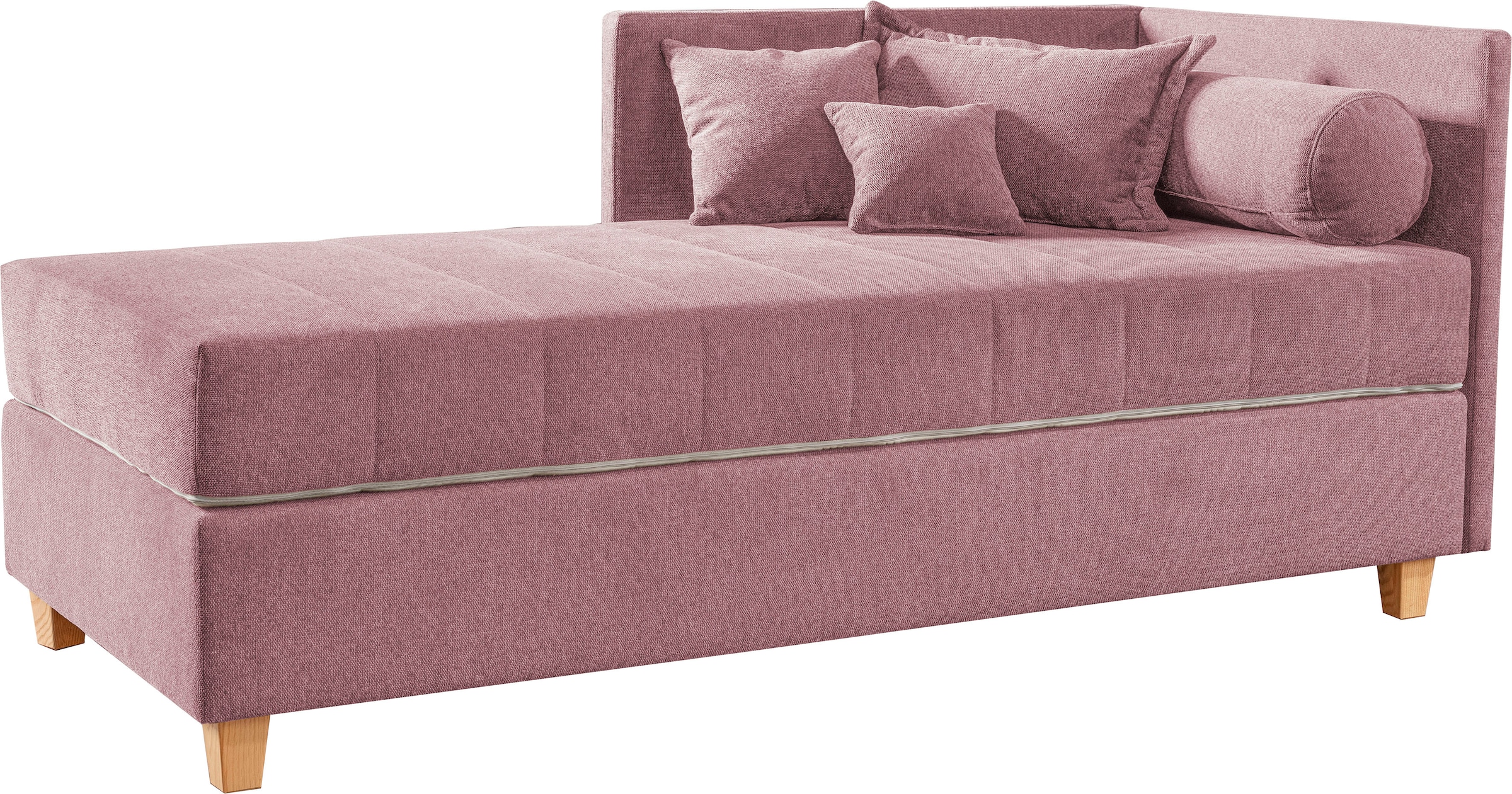 alina Schlafsofa »Kona« 7-Zonen Taschenfederkernmatratze, Zierkissen-Set und Schlummerrollen