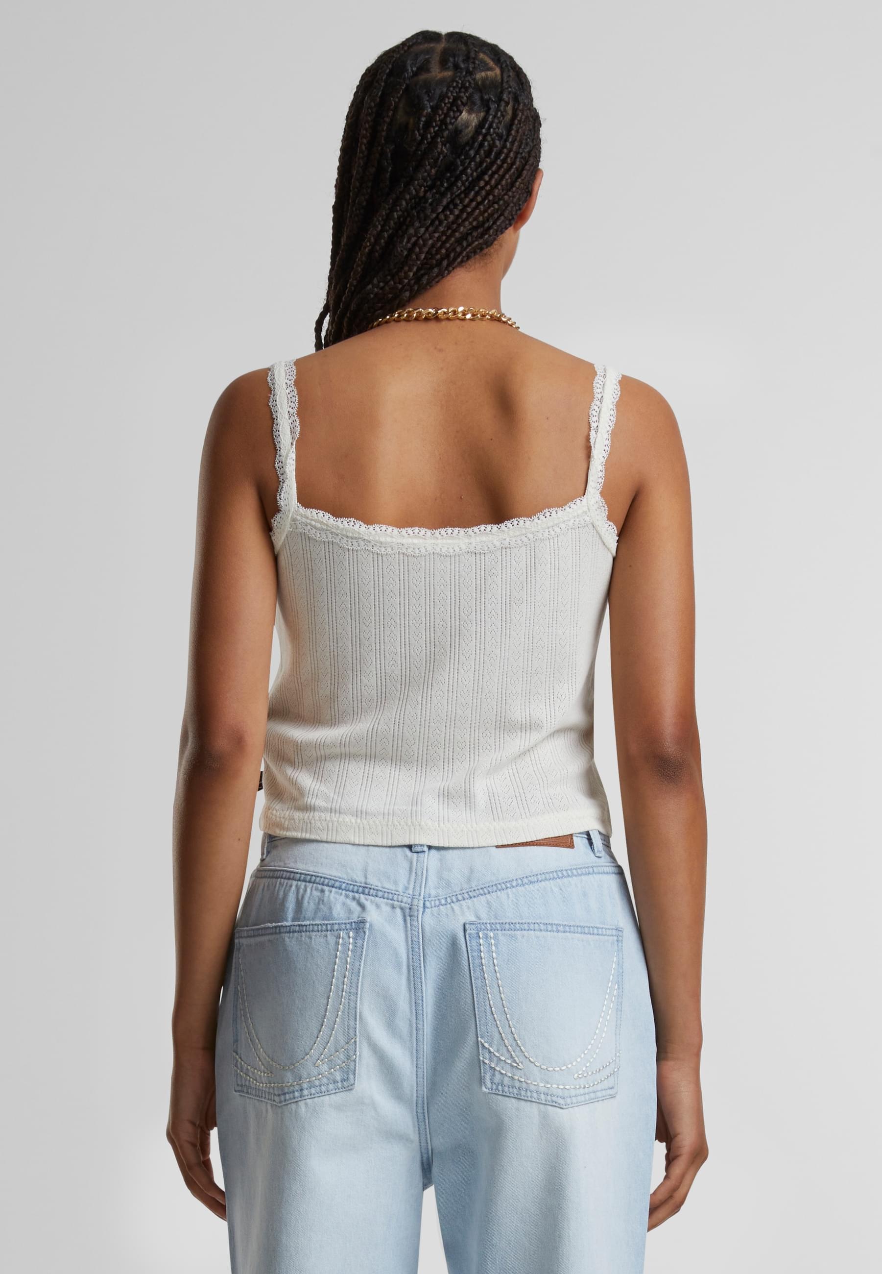 Karl Kani Muskelshirt »Karl Kani Woven Signature Pointelle Top«, 1 Stk.
