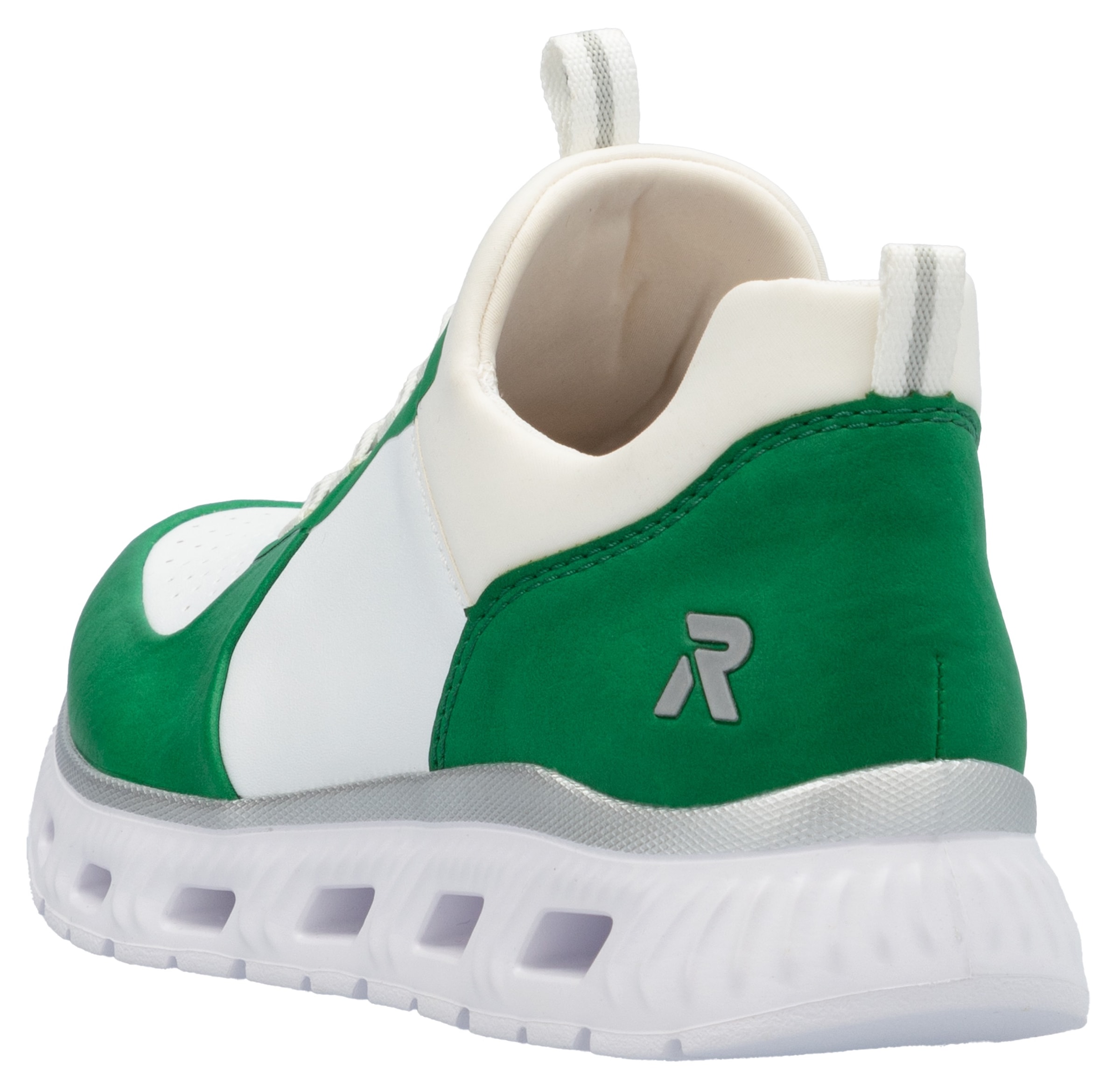 RIEKER Sport Slip-On Sneaker »vegan«, Schlupfschuh, Halbschuh, Freizeitschuh mit Schnellverschluss