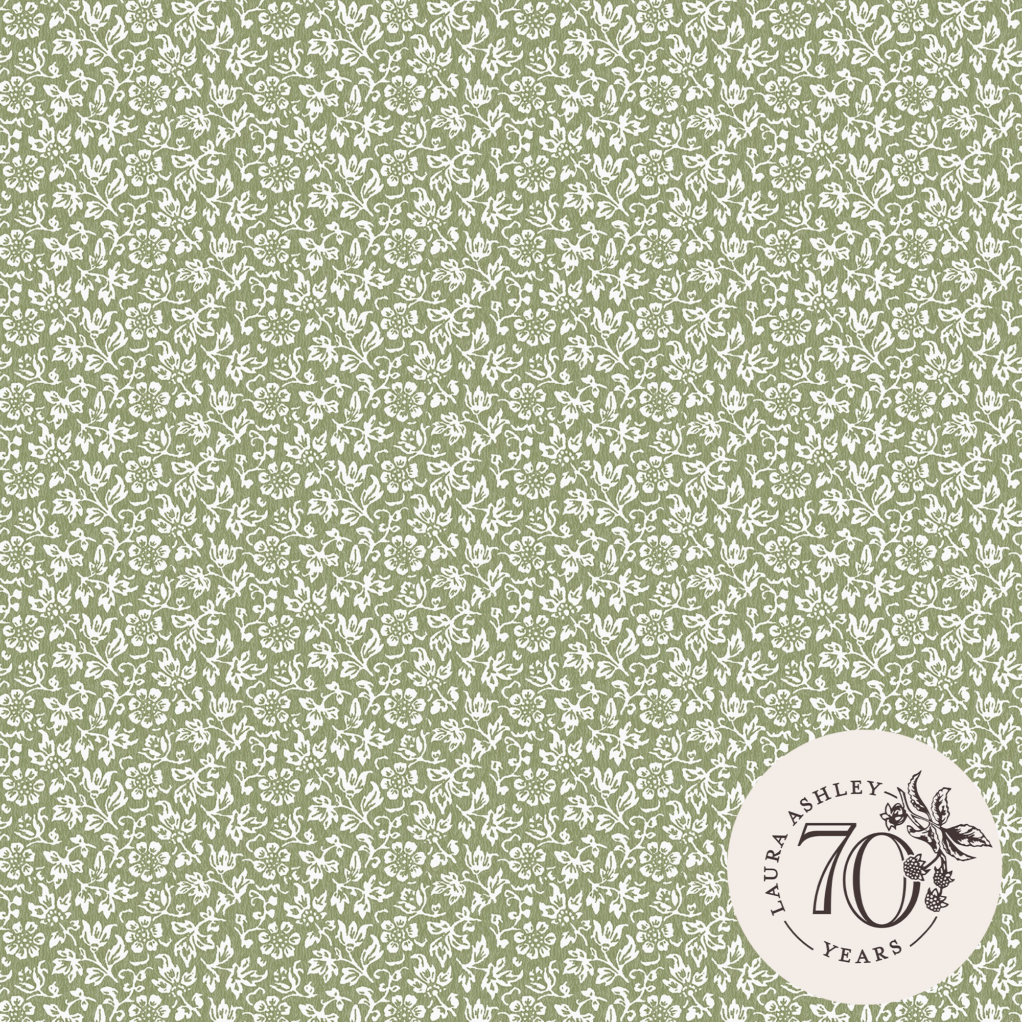 LAURA ASHLEY Vliestapete »Sweet Alyssum«, geblümt, 10mx52cm (ca. 5m2)