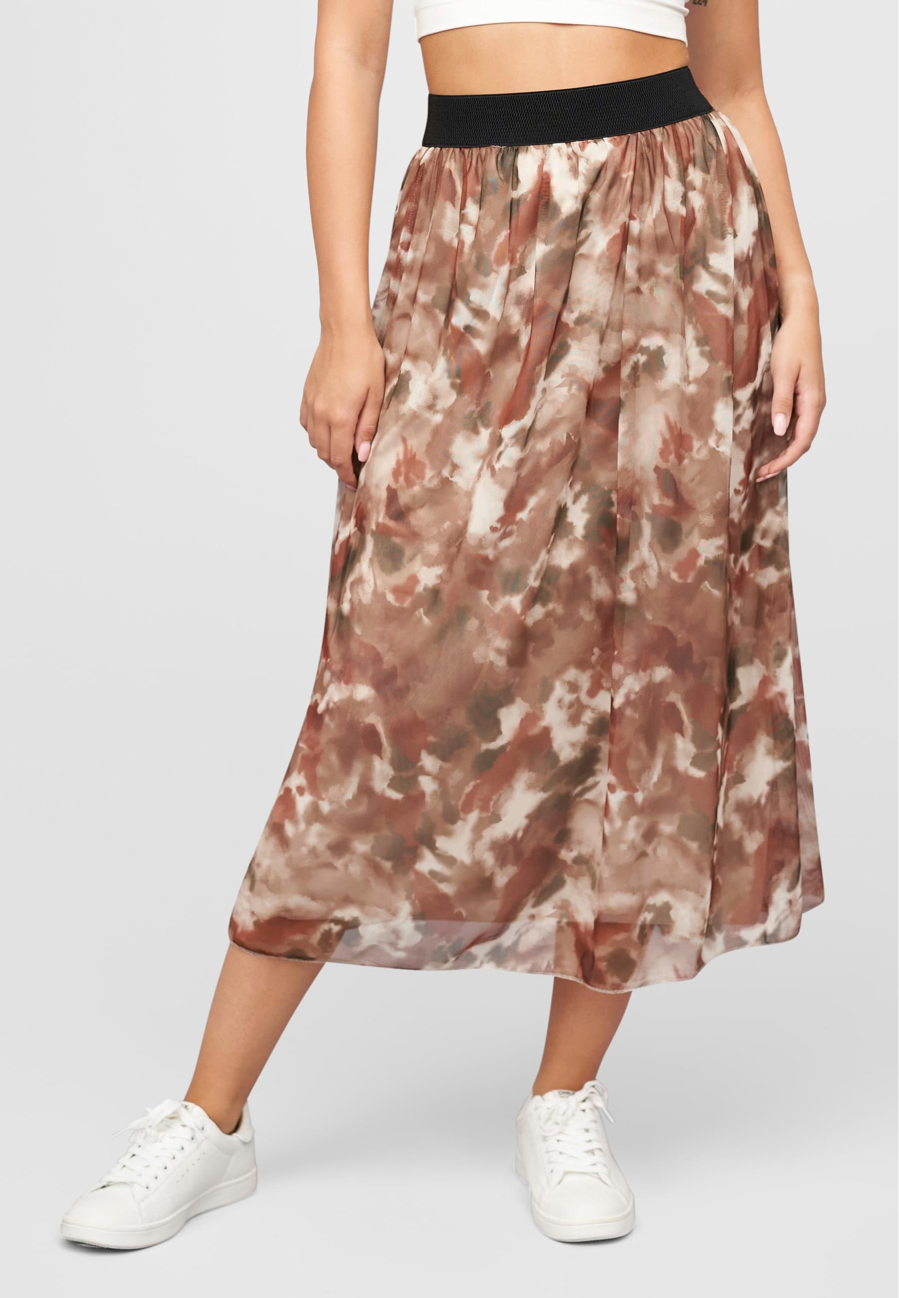 CLOUD 5IVE Shirtkleid »CLOUD 5IVE Longform Rock mit All Over Print und Gummiband« 1 Stk. tlg.