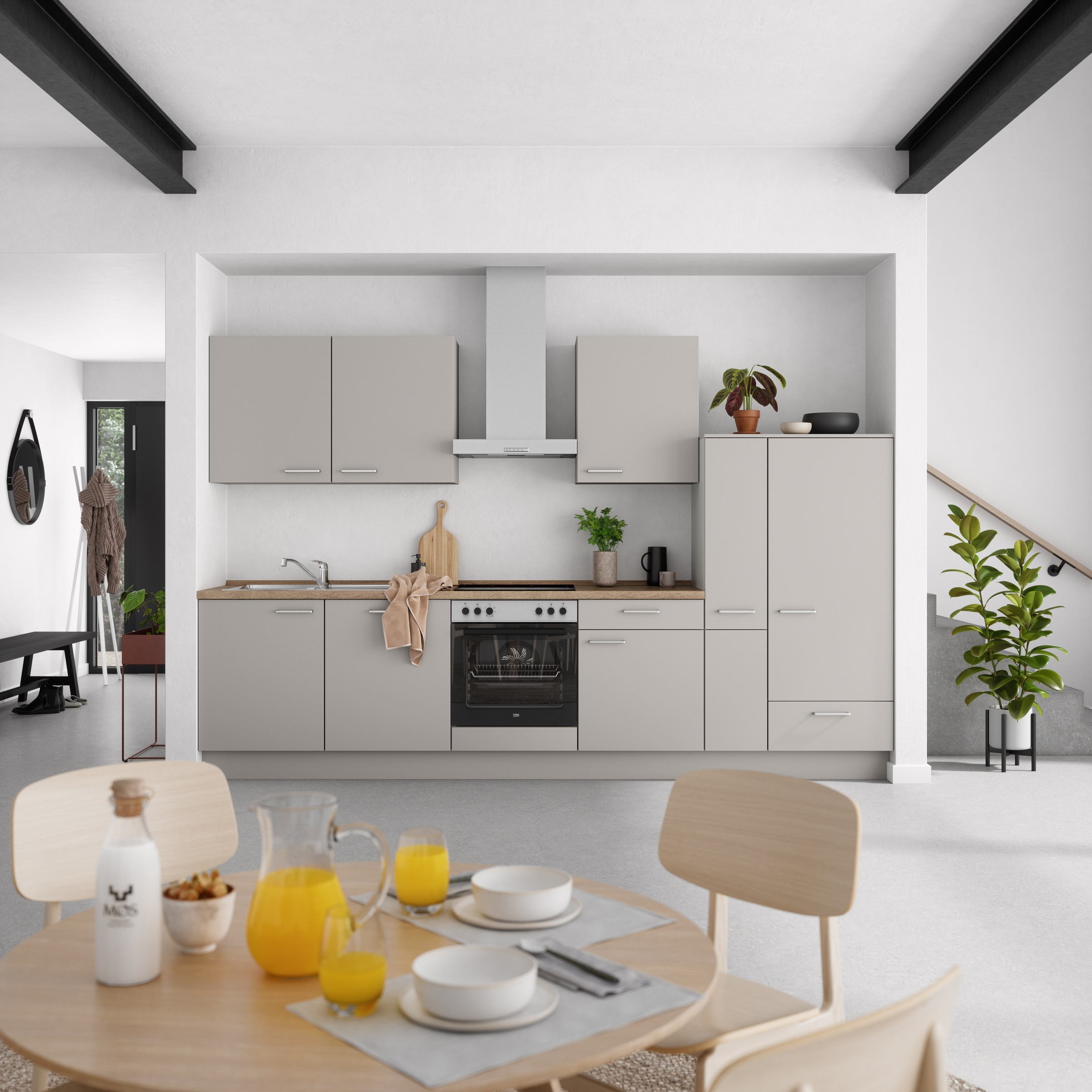 nobilia Küchenzeile ""Touch I"" vormontiert, Ausrichtung wählbar, Breite 33 günstig online kaufen