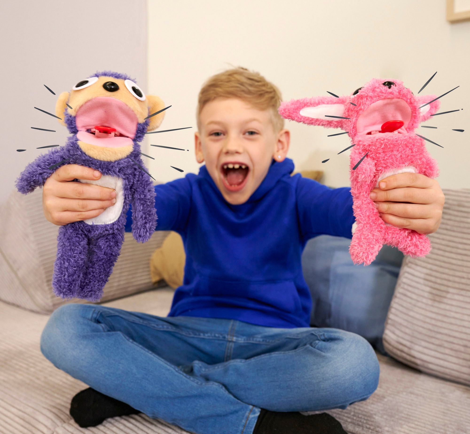 SIMBA Plüschfigur »ScreamerZ Hase« mit Soundeffekt